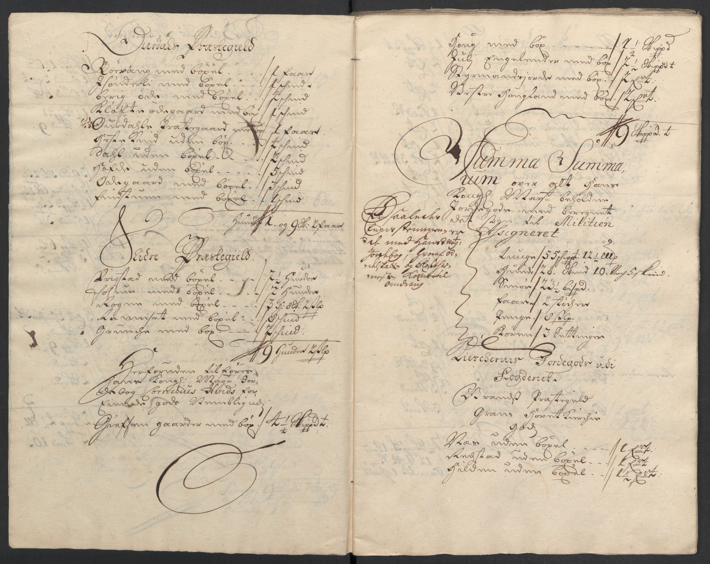 Rentekammeret inntil 1814, Reviderte regnskaper, Fogderegnskap, RA/EA-4092/R18/L1305: Fogderegnskap Hadeland, Toten og Valdres, 1707-1708, p. 332