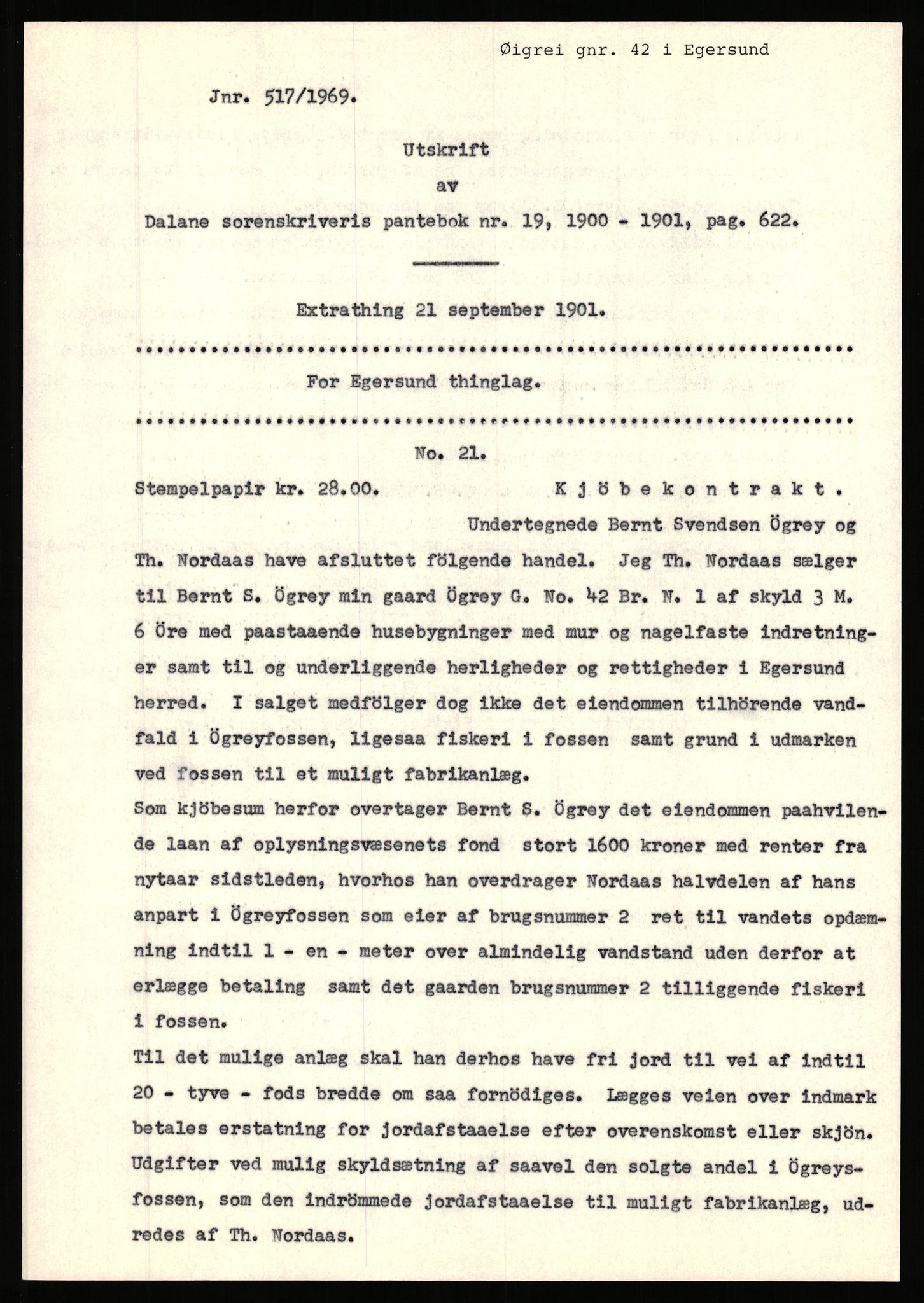 Statsarkivet i Stavanger, AV/SAST-A-101971/03/Y/Yj/L0098: Avskrifter sortert etter gårdsnavn: Øigrei - Østeinstad, 1750-1930, p. 32