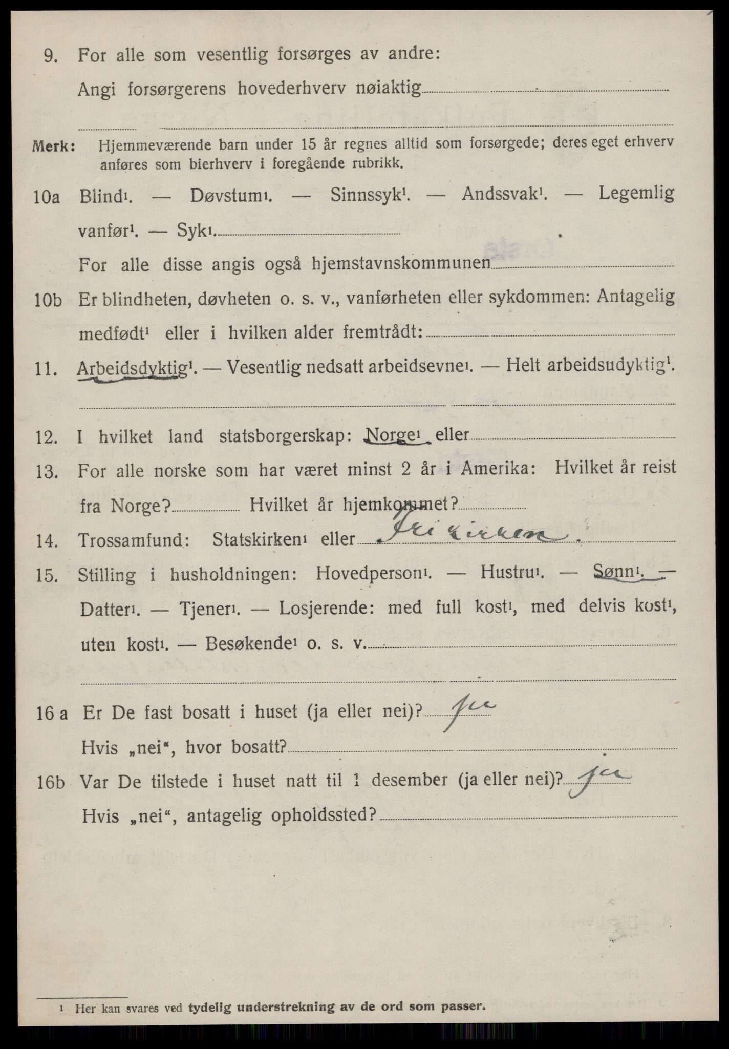 SAT, 1920 census for Ørsta, 1920, p. 4307