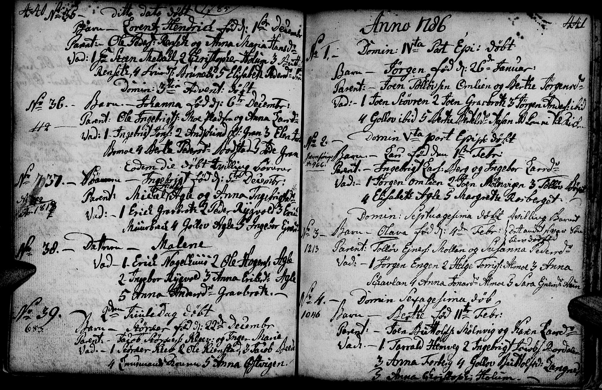 Ministerialprotokoller, klokkerbøker og fødselsregistre - Nord-Trøndelag, SAT/A-1458/749/L0467: Parish register (official) no. 749A01, 1733-1787, p. 440-441