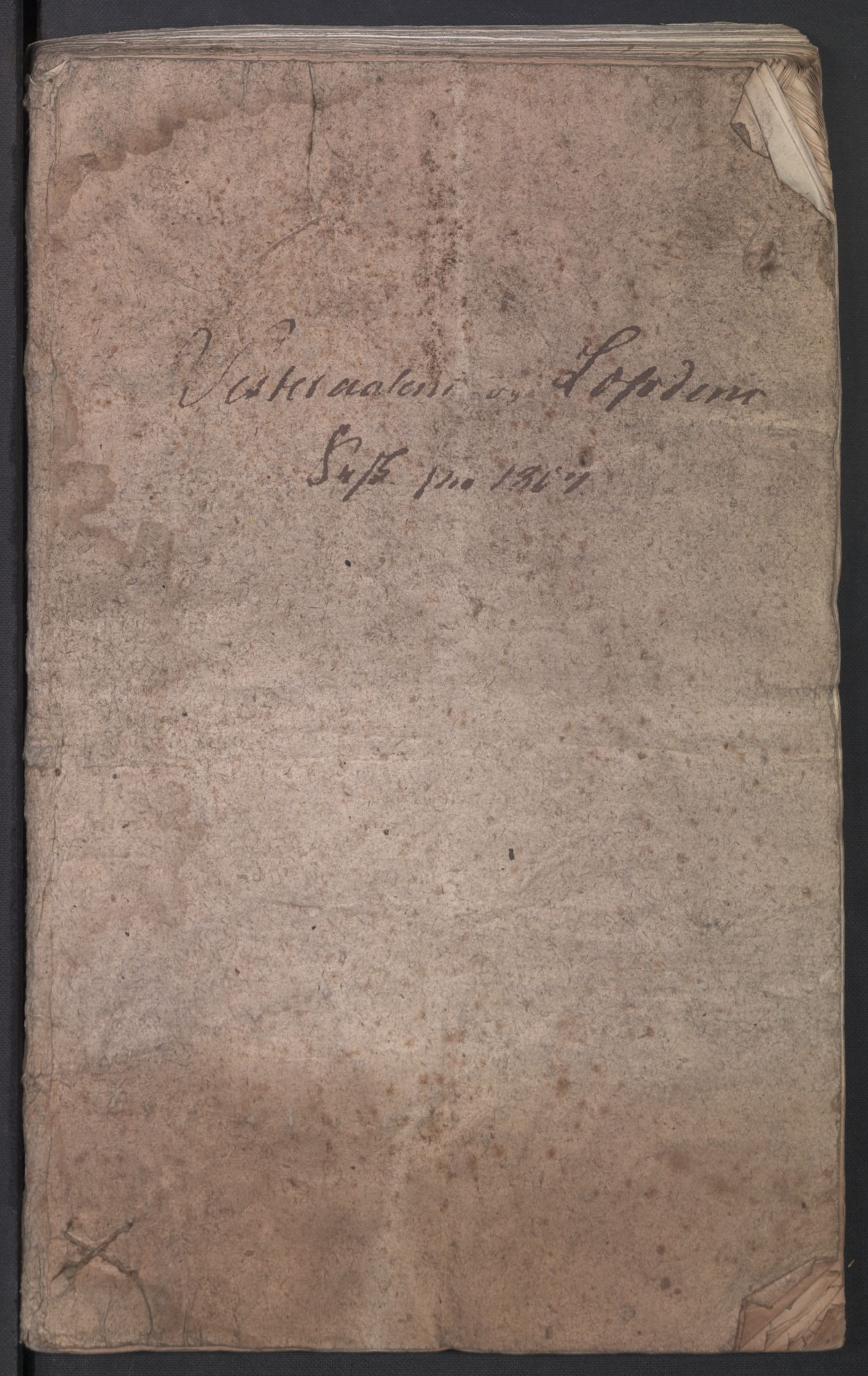 Danske Kanselli 1800-1814, RA/EA-3024/K/Kk/Kkb8/L0021: Lofoten sorenskriveri, 1804-1812, p. 2