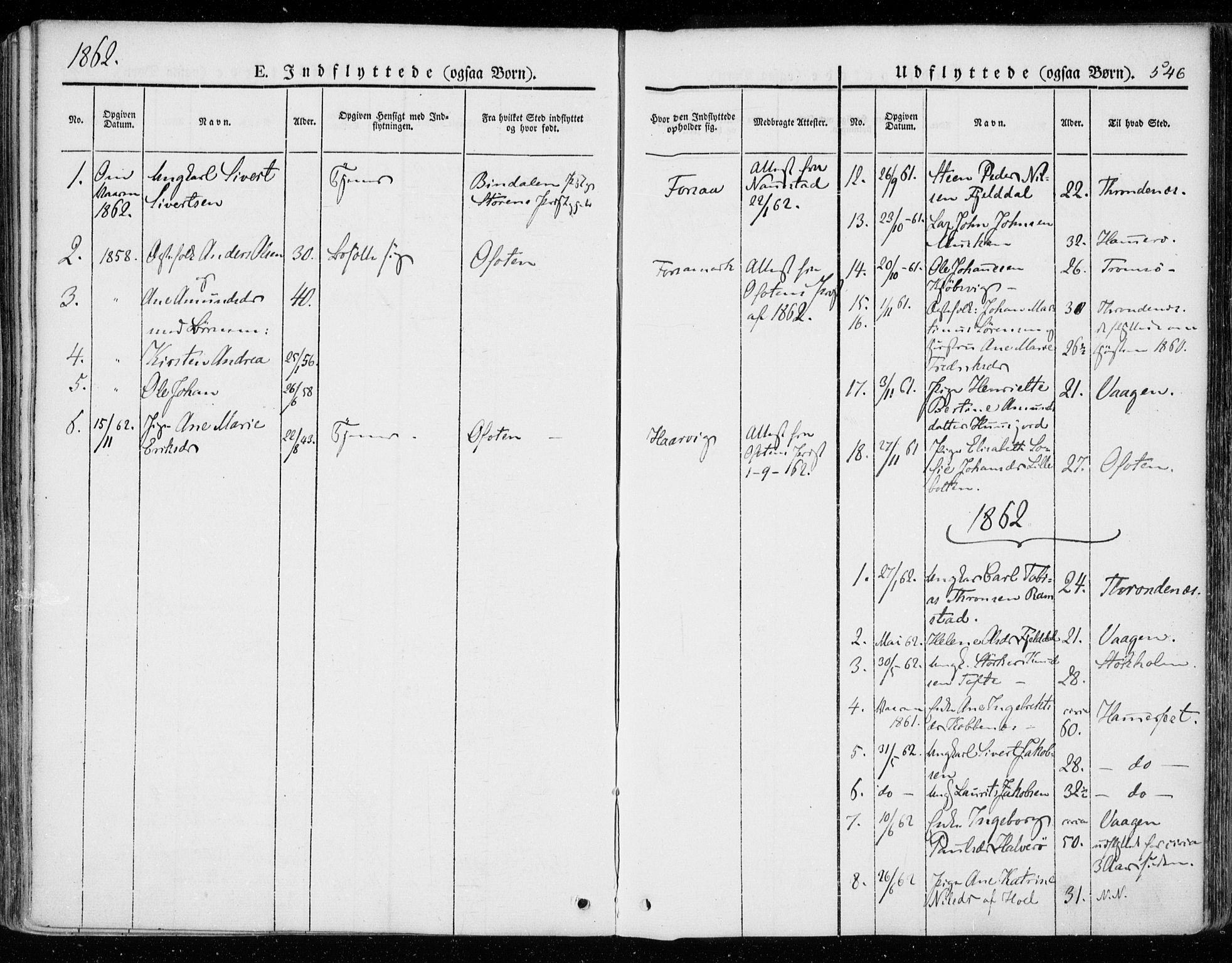 Ministerialprotokoller, klokkerbøker og fødselsregistre - Nordland, AV/SAT-A-1459/872/L1033: Parish register (official) no. 872A08, 1840-1863, p. 546