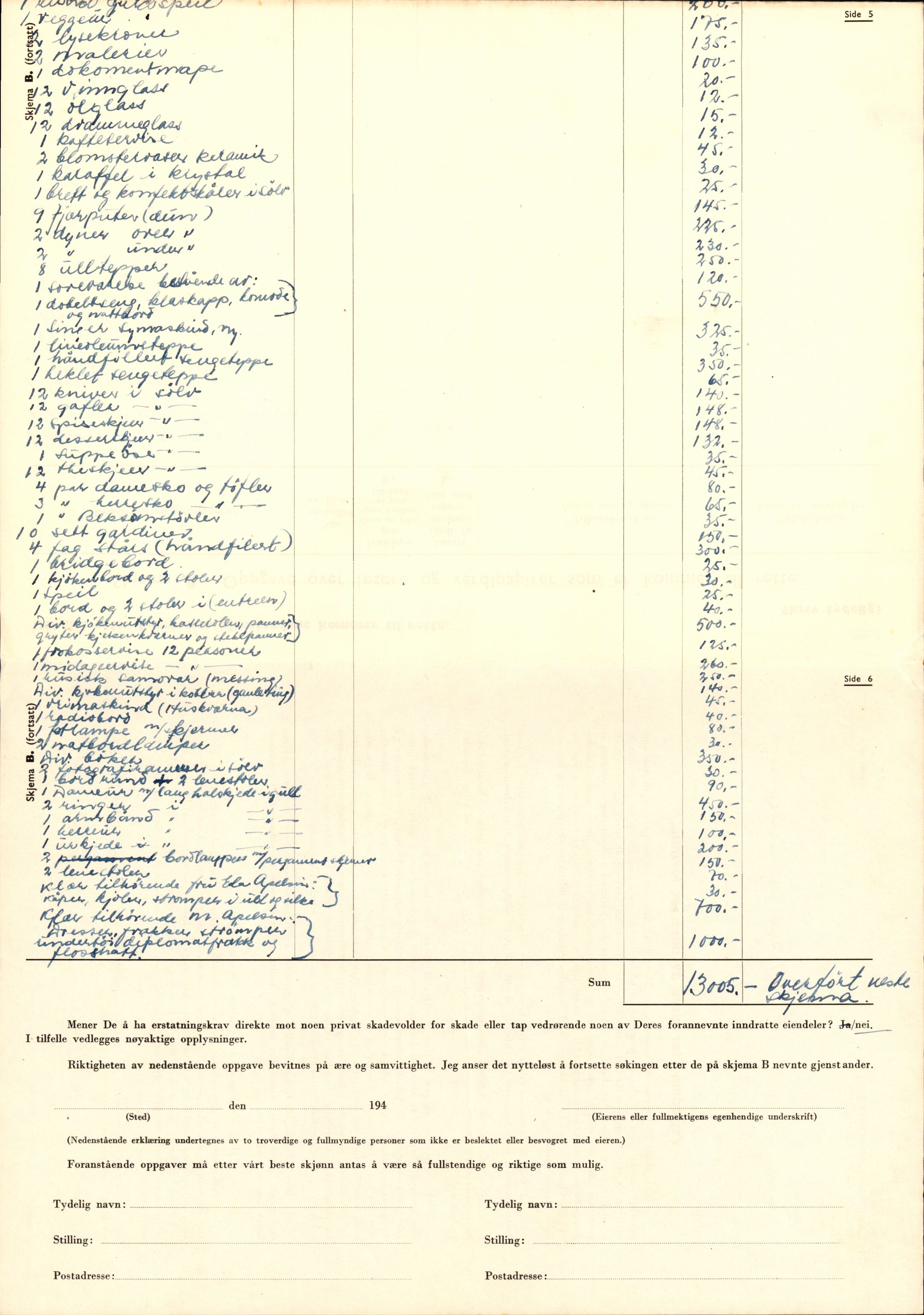 Justisdepartementet, Tilbakeføringskontoret for inndratte formuer, AV/RA-S-1564/H/Hc/Hcc/L0917: --, 1945-1947, p. 484