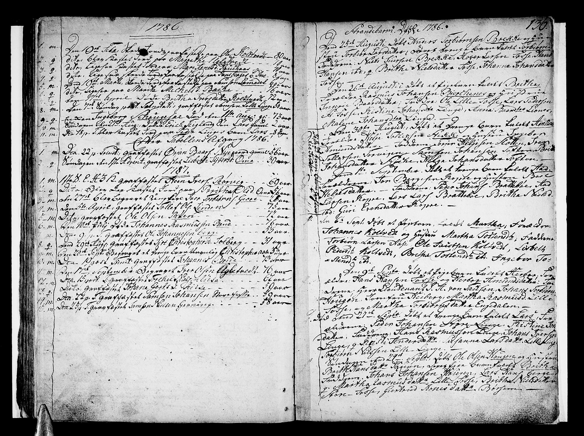Strandebarm sokneprestembete, SAB/A-78401/H/Haa: Parish register (official) no. A 3 /1, 1750-1787, p. 136