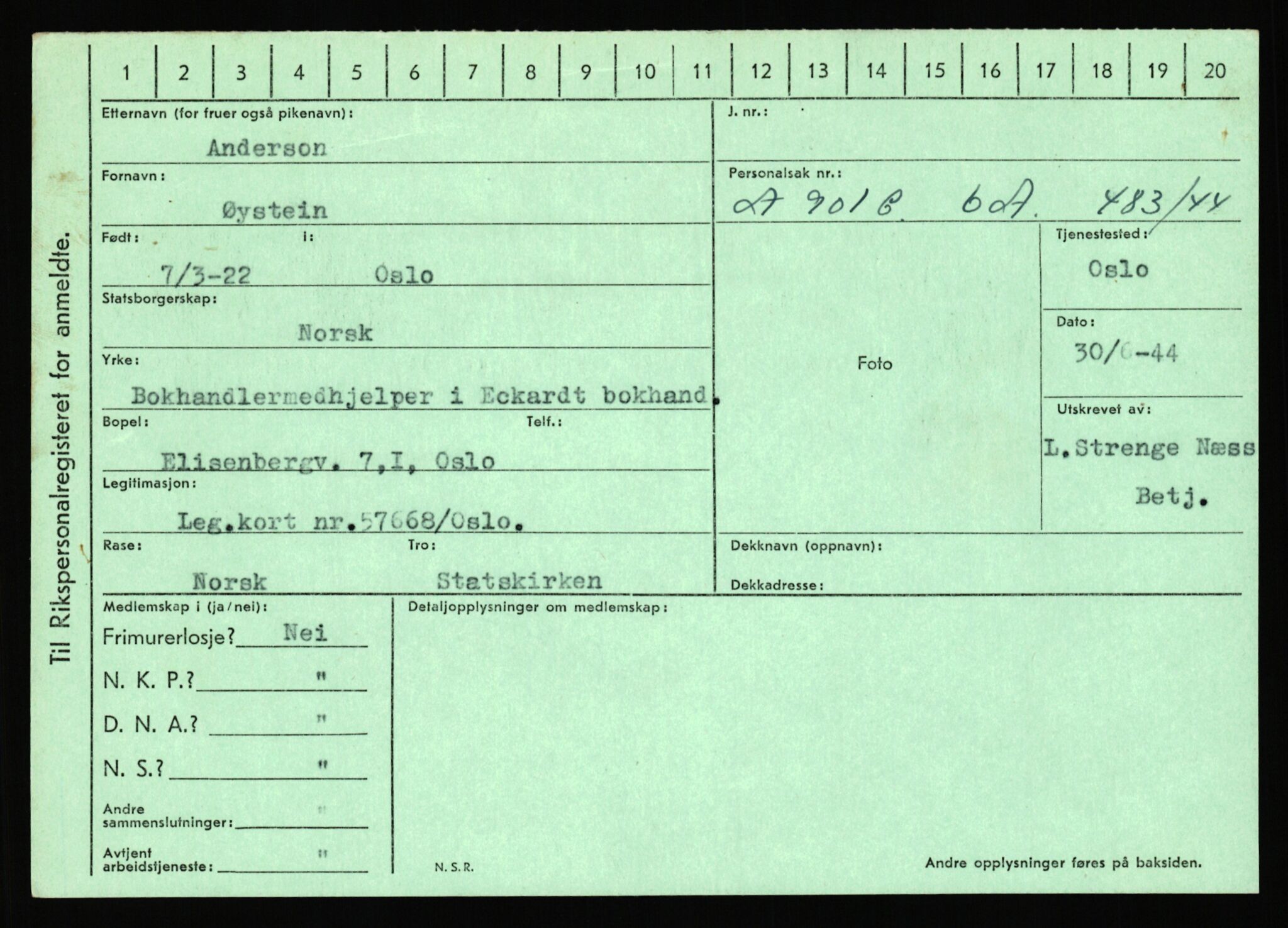 Statspolitiet - Hovedkontoret / Osloavdelingen, AV/RA-S-1329/C/Ca/L0001: Aabakken - Armann, 1943-1945, p. 3681