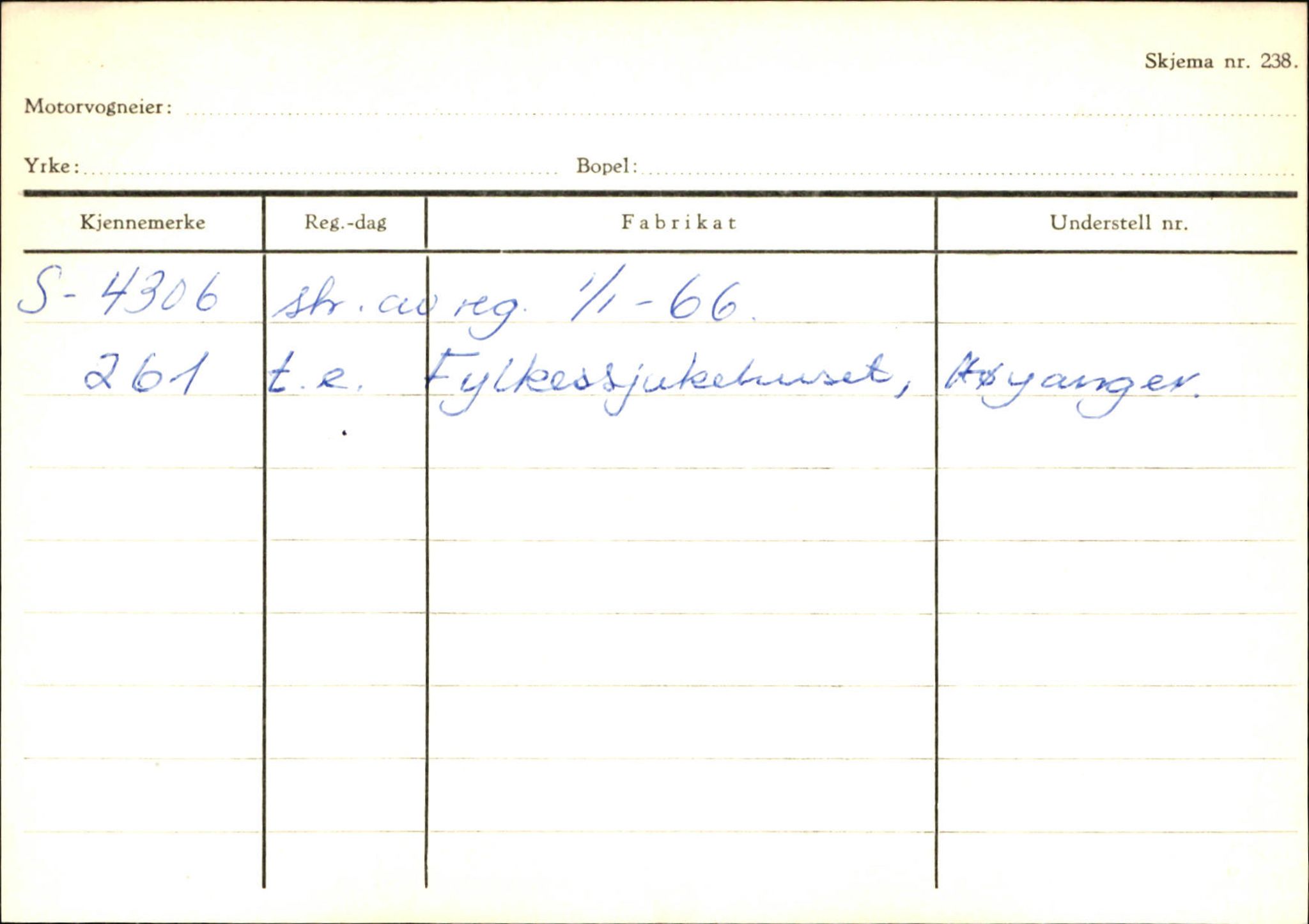 Statens vegvesen, Sogn og Fjordane vegkontor, AV/SAB-A-5301/4/F/L0131: Eigarregister Høyanger P-Å. Stryn S-Å, 1945-1975, p. 37