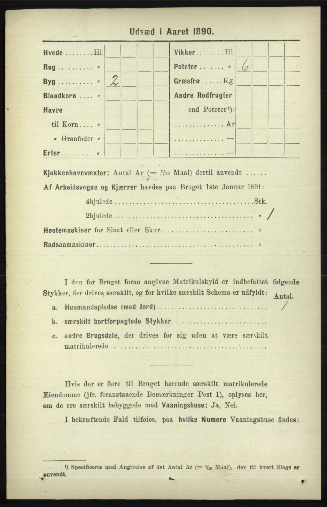 RA, 1891 census for 1230 Ullensvang, 1891, p. 7211