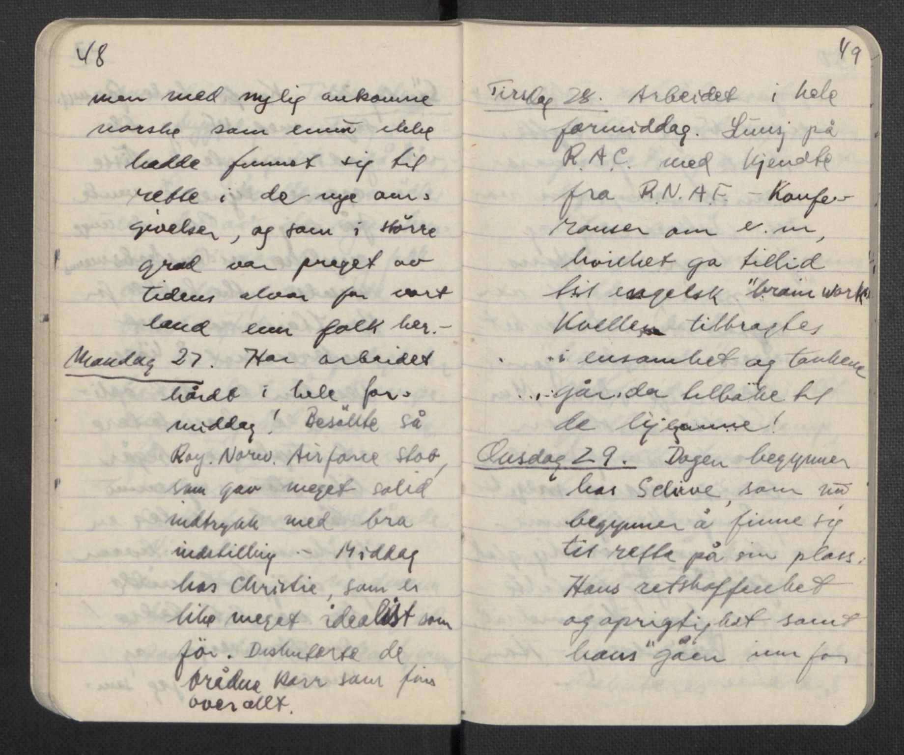 Tronstad, Leif, AV/RA-PA-0354/F/L0001: Dagbøker, 1941-1945, p. 33