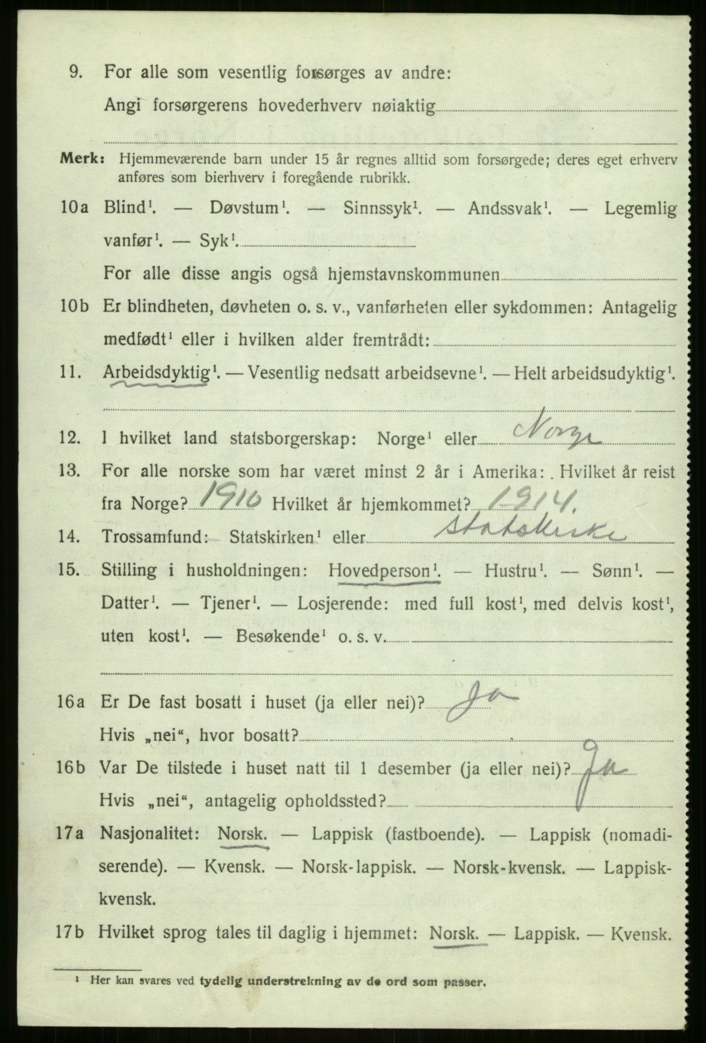 SATØ, 1920 census for Sørreisa, 1920, p. 3677