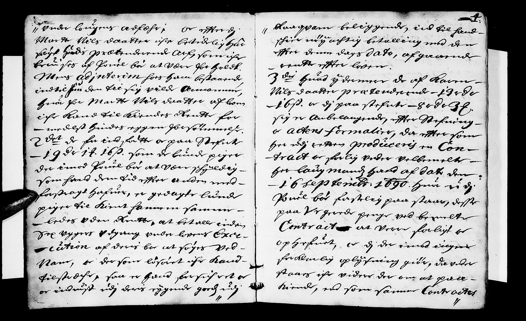 Sorenskriverier i Gudbrandsdalen, AV/SAH-TING-036/G/Gb/Gbb/L0018: Tingbok - Sør-Gudbrandsdal, 1695, p. 3b-4a
