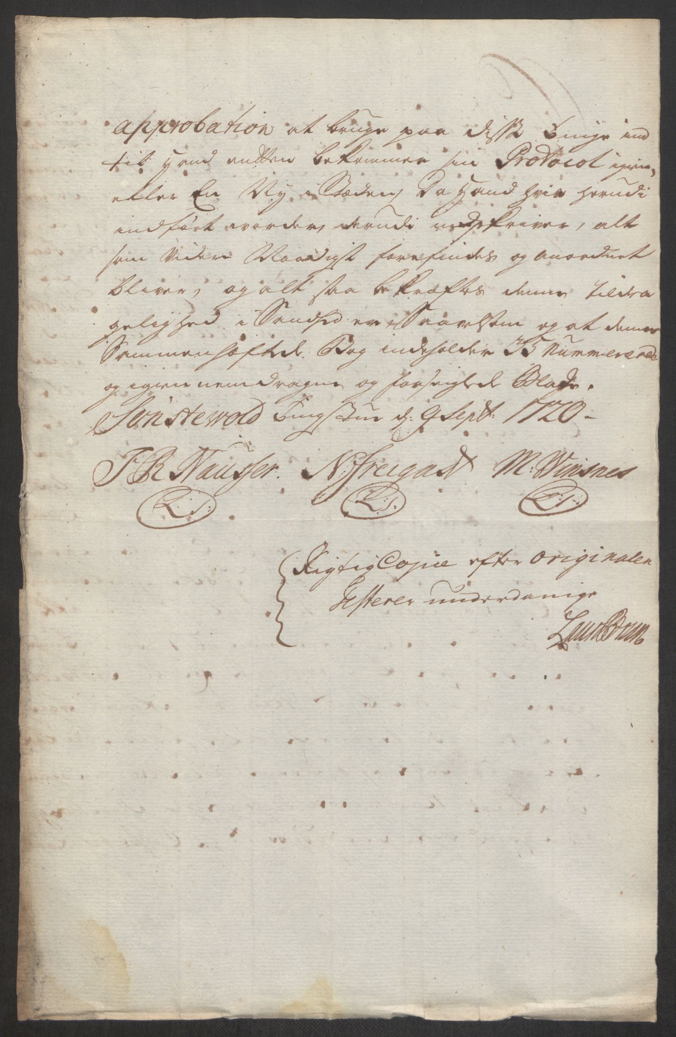 Kristiania stiftamt, AV/SAO-A-10386/E/Ed/Edp/L0001: Sorenskrivere, 1711-1721, p. 149