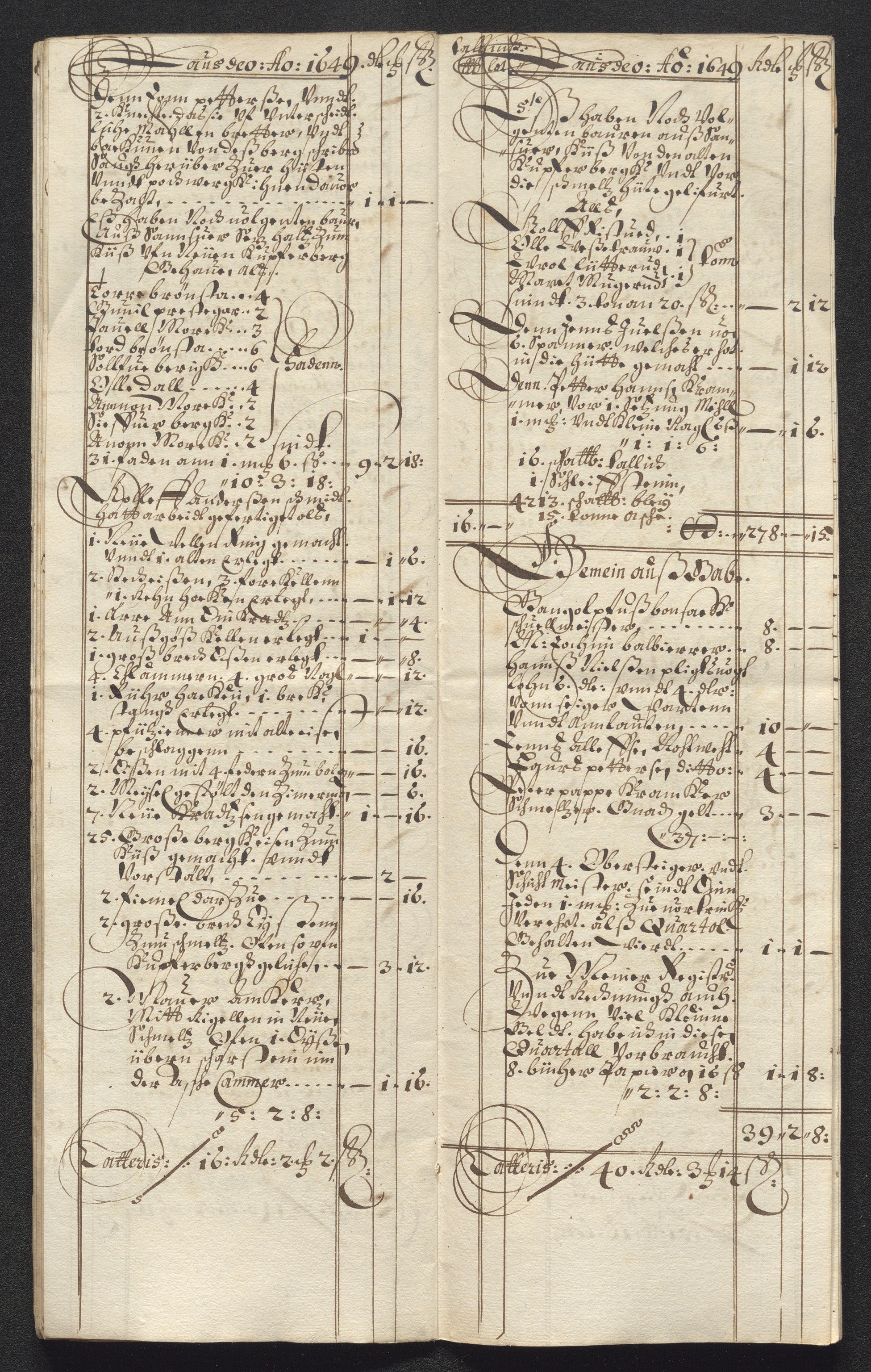 Kongsberg Sølvverk 1623-1816, SAKO/EA-3135/001/D/Dc/Dcd/L0023: Utgiftsregnskap for gruver m.m., 1649, p. 652