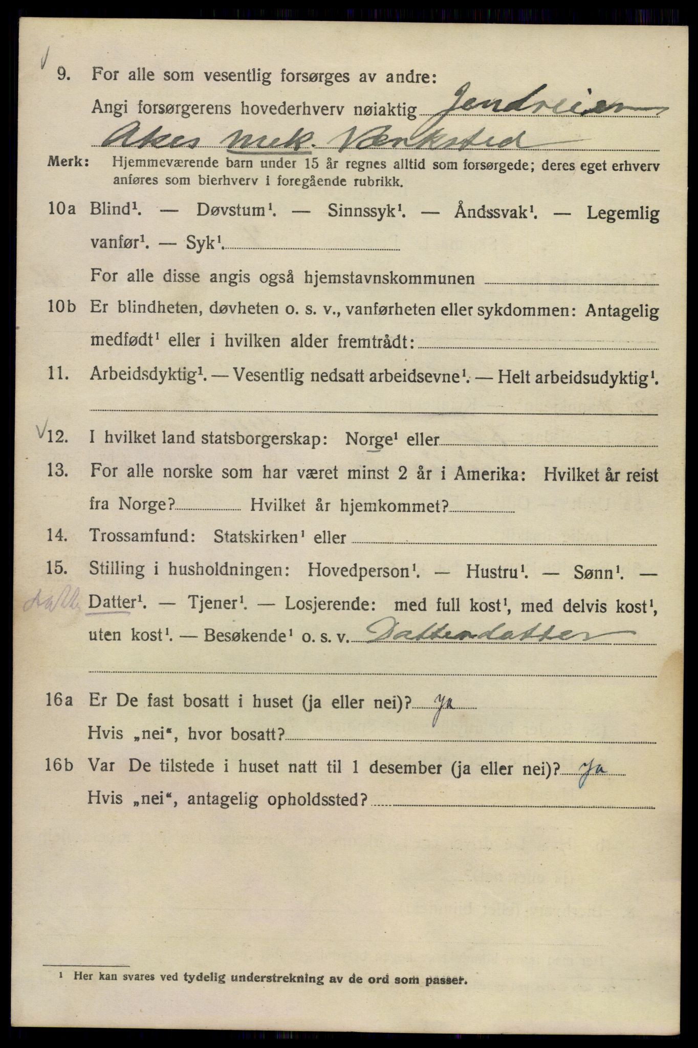 SAO, 1920 census for Kristiania, 1920, p. 624786