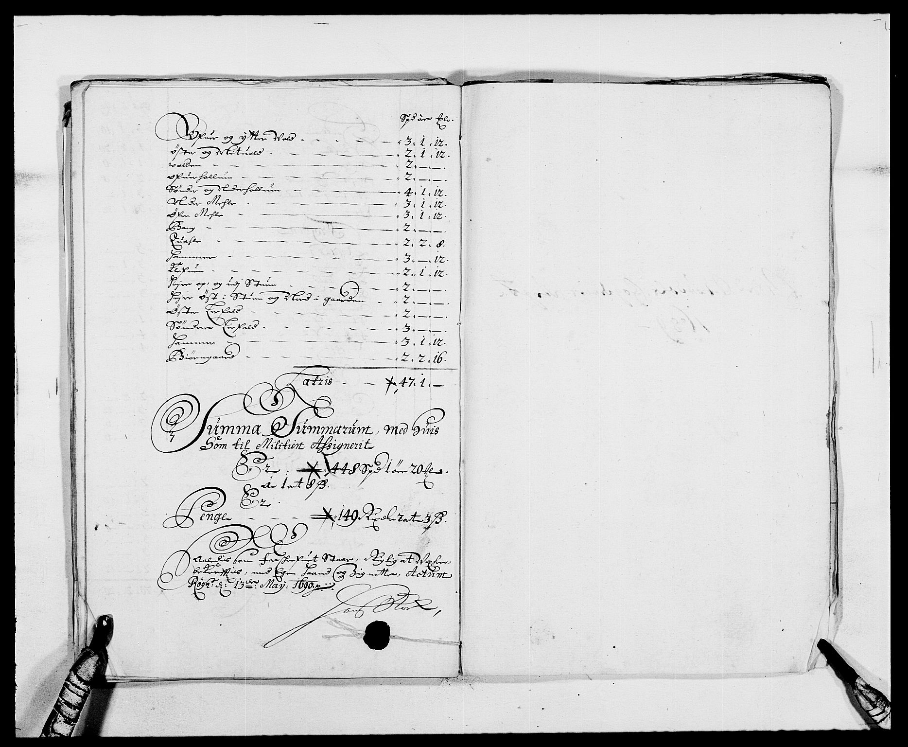 Rentekammeret inntil 1814, Reviderte regnskaper, Fogderegnskap, RA/EA-4092/R62/L4183: Fogderegnskap Stjørdal og Verdal, 1687-1689, p. 381
