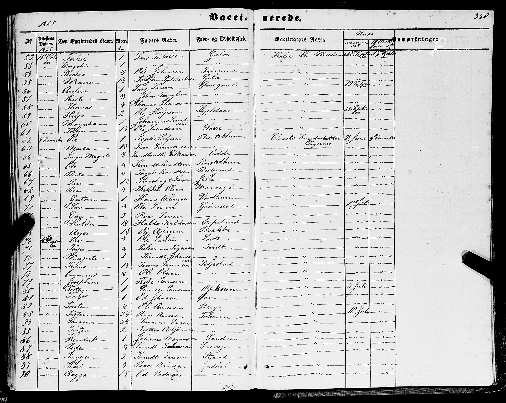 Ullensvang sokneprestembete, AV/SAB-A-78701/H/Haa: Parish register (official) no. A 11, 1854-1866, p. 358