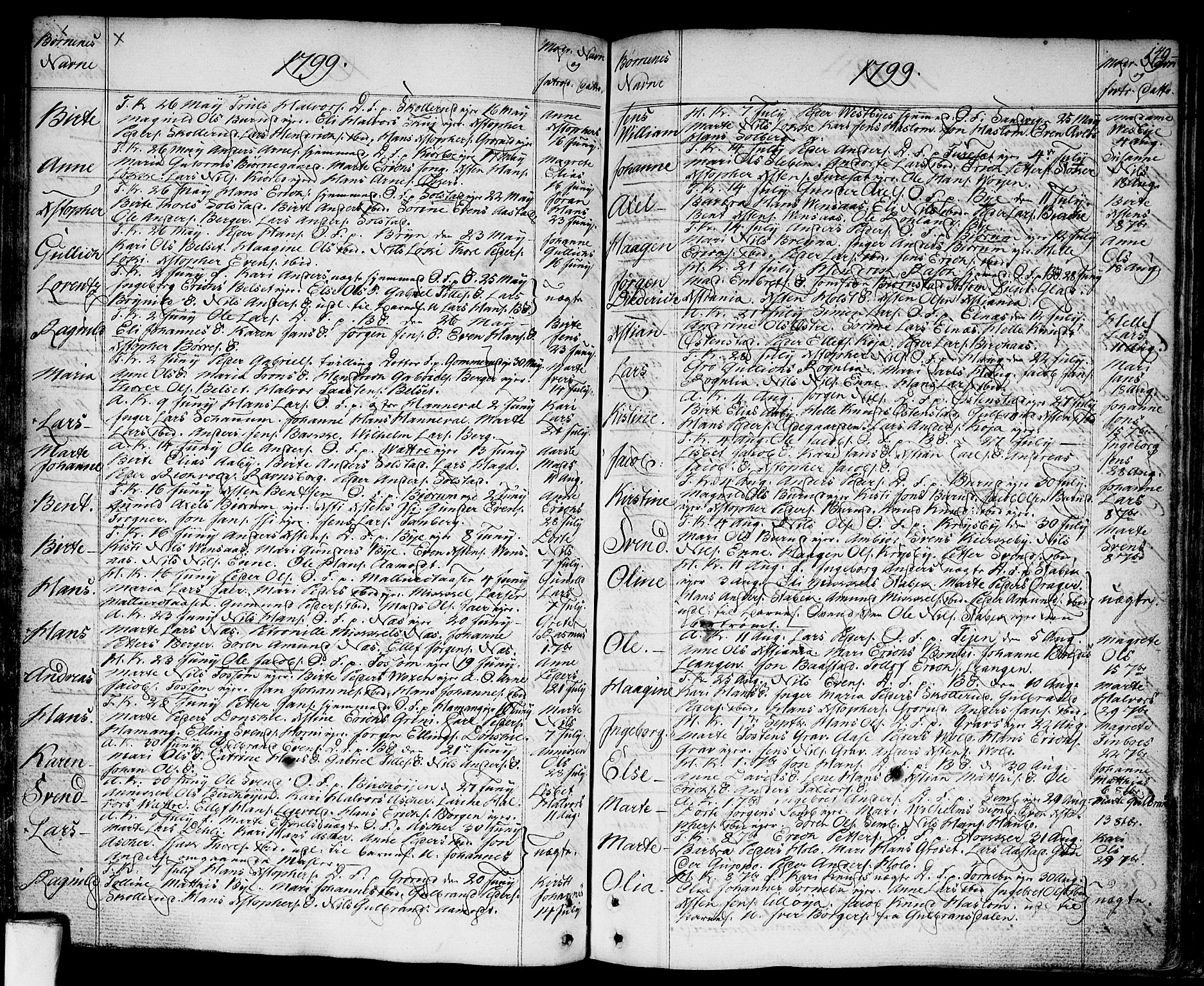 Asker prestekontor Kirkebøker, AV/SAO-A-10256a/F/Fa/L0003: Parish register (official) no. I 3, 1767-1807, p. 149