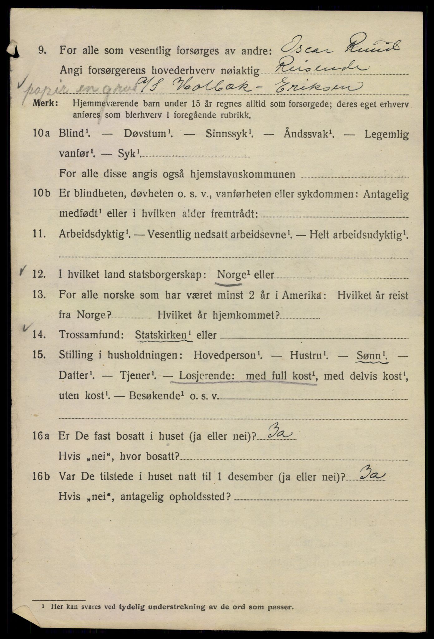 SAO, 1920 census for Kristiania, 1920, p. 360990