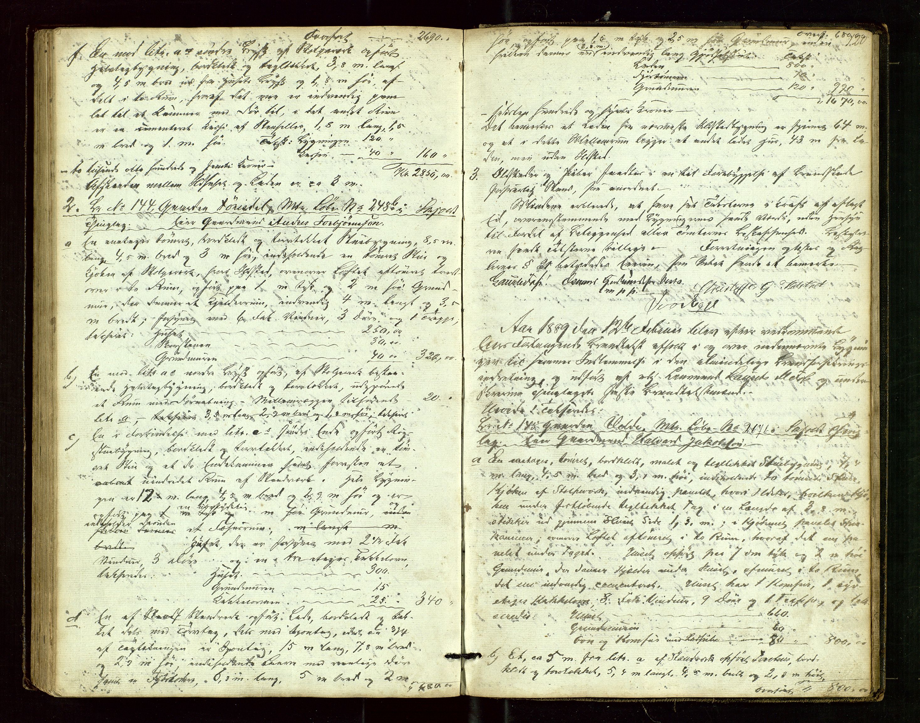 Skjold lensmannskontor, SAST/A-100182/Goa/L0001: "Brandtaxations-Protocol for Skjold Thinglaug i Ryfylke", 1853-1890, p. 119b-120a