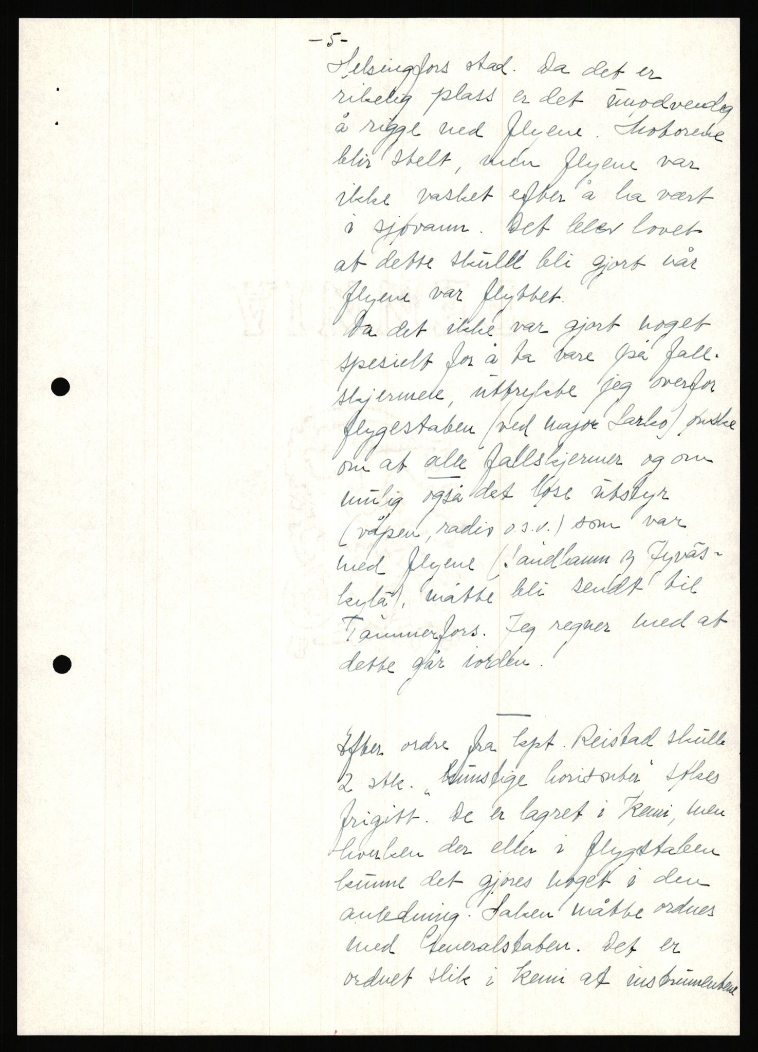 Forsvaret, Forsvarets krigshistoriske avdeling, AV/RA-RAFA-2017/Y/Ya/L0006: II-C-11-11,2 - Utenriksdepartementet.  Legasjonen i Helsingfors., 1940-1946, p. 157