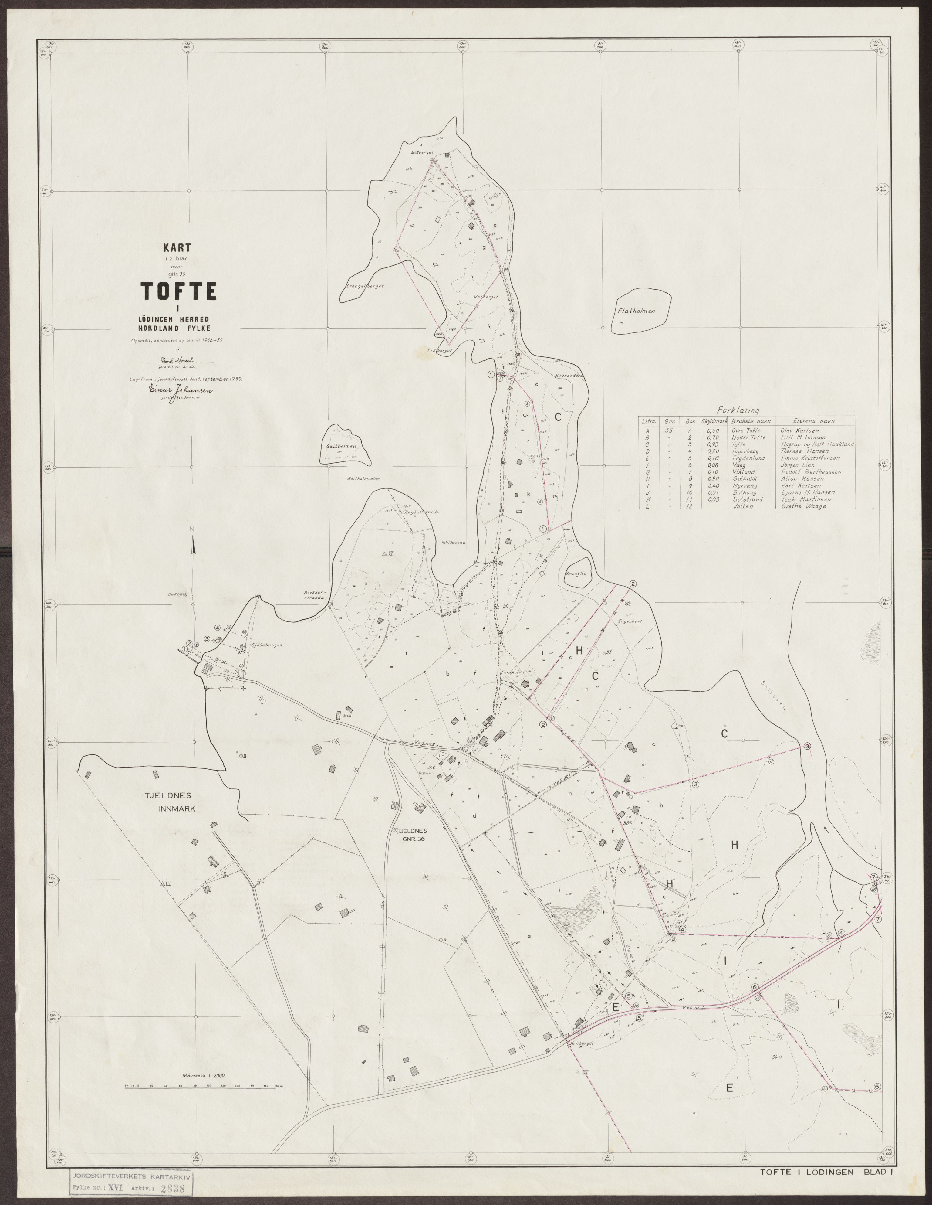 Jordskifteverkets kartarkiv, AV/RA-S-3929/T, 1859-1988, p. 3671