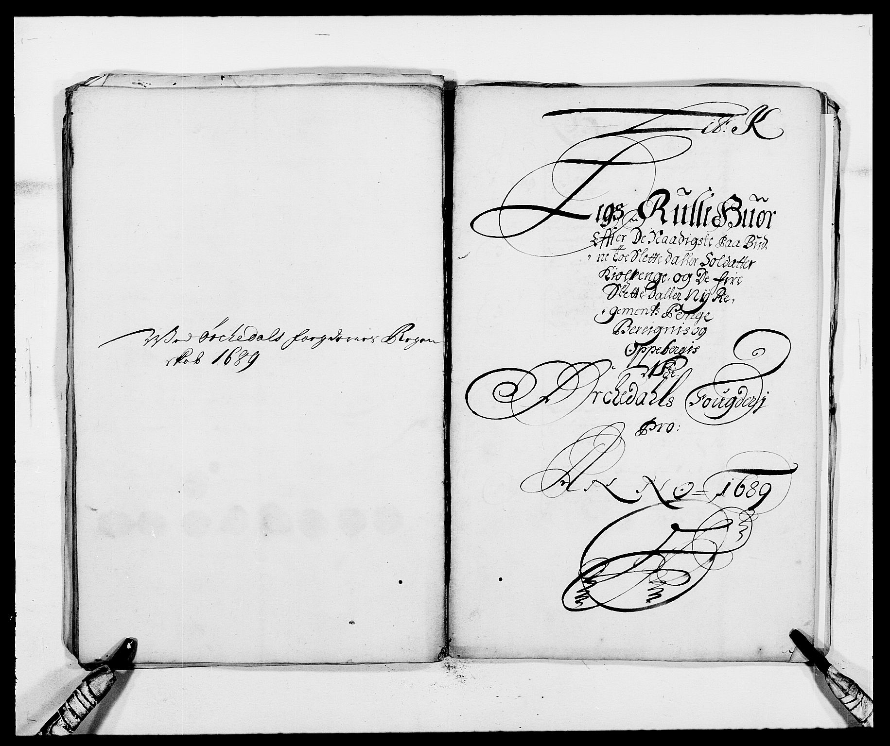 Rentekammeret inntil 1814, Reviderte regnskaper, Fogderegnskap, RA/EA-4092/R58/L3936: Fogderegnskap Orkdal, 1689-1690, p. 96
