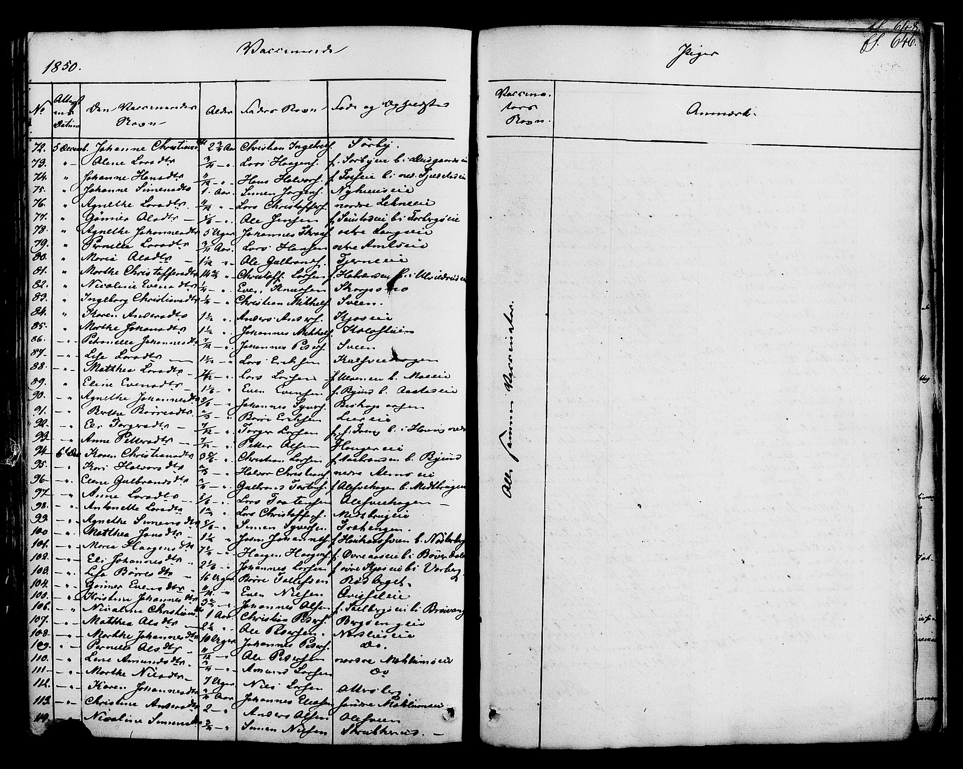 Ringsaker prestekontor, AV/SAH-PREST-014/K/Ka/L0008: Parish register (official) no. 8, 1837-1850, p. 646