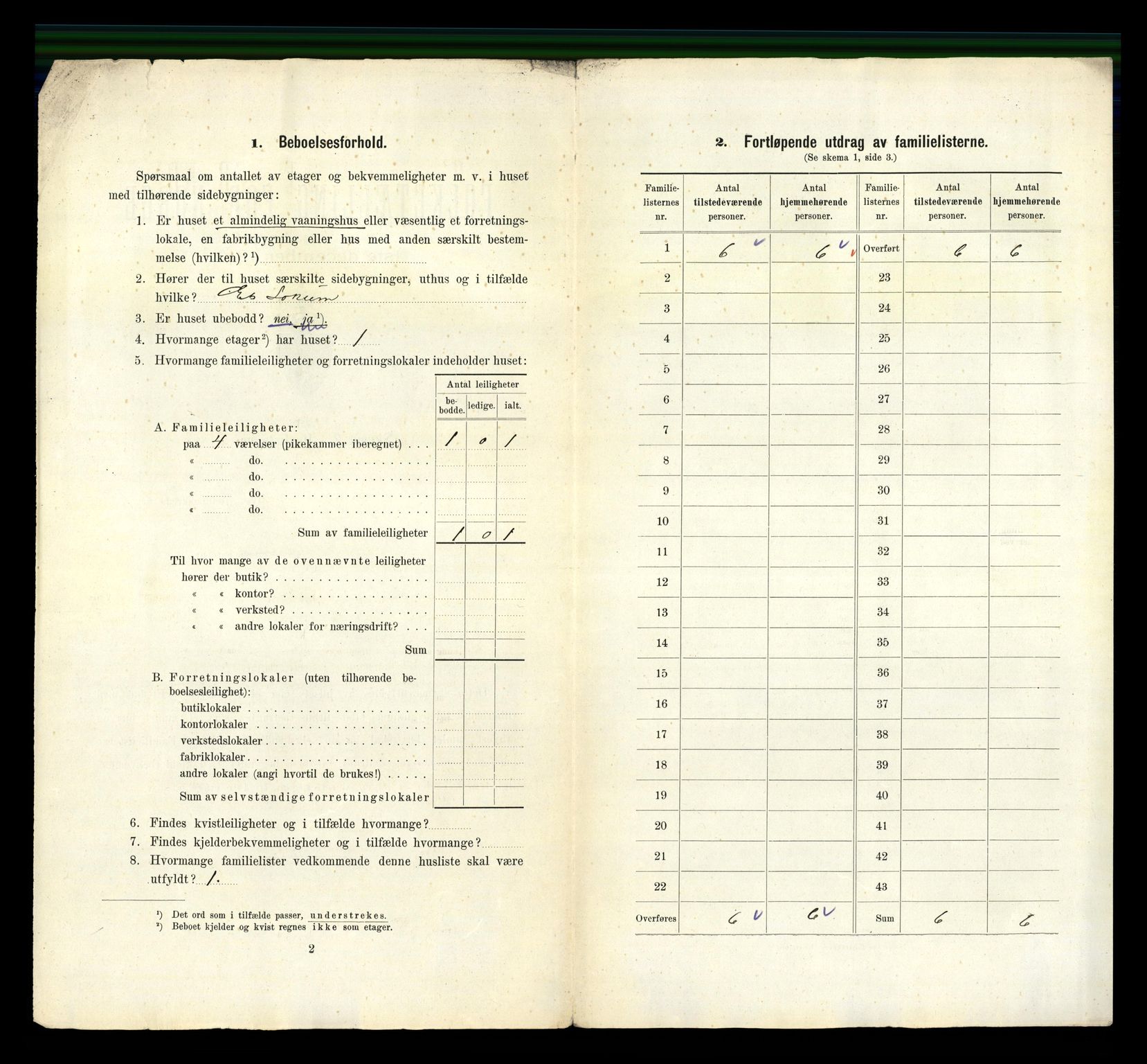 RA, 1910 census for Langesund, 1910, p. 22