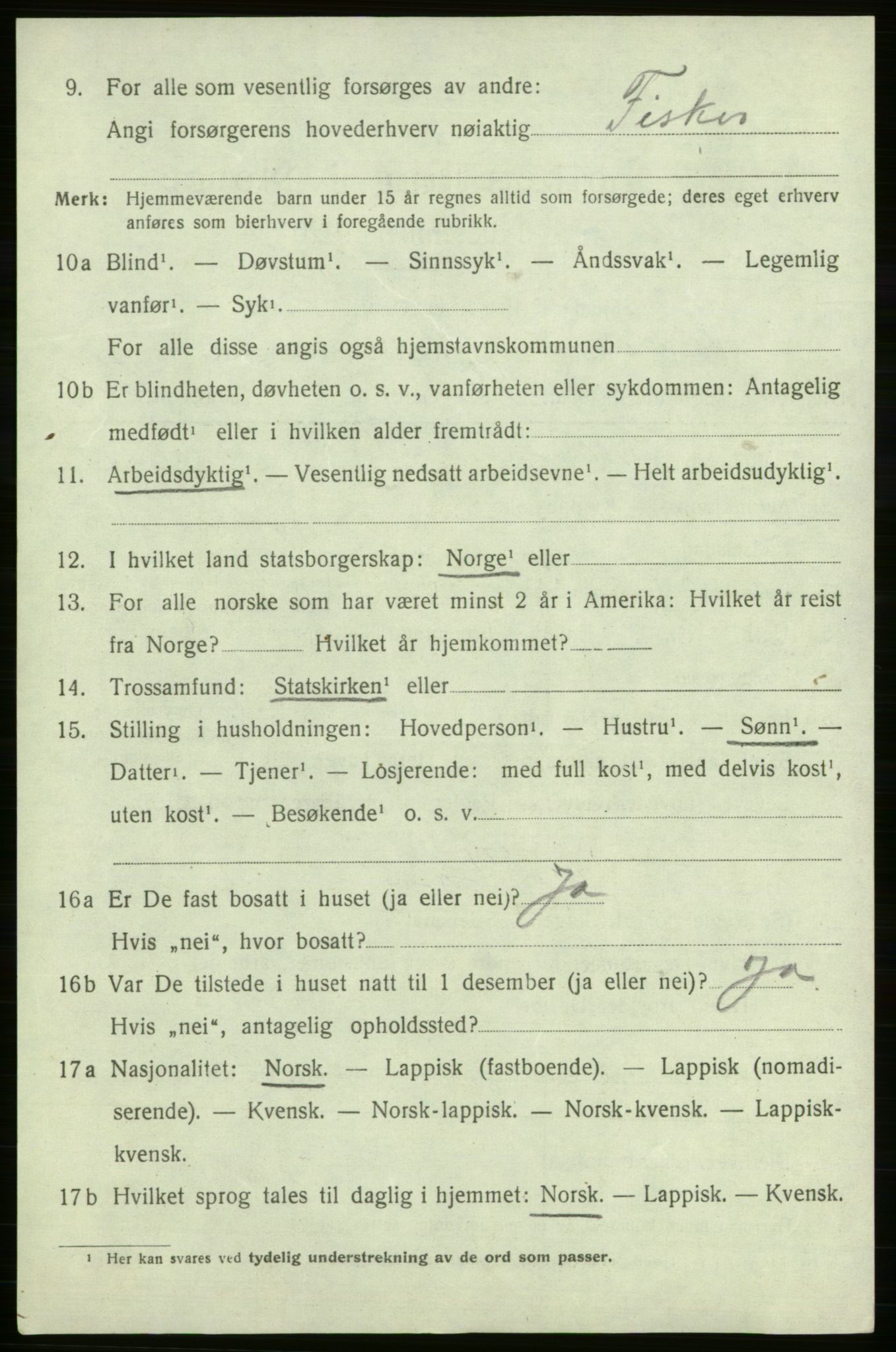 SATØ, 1920 census for Måsøy, 1920, p. 2331