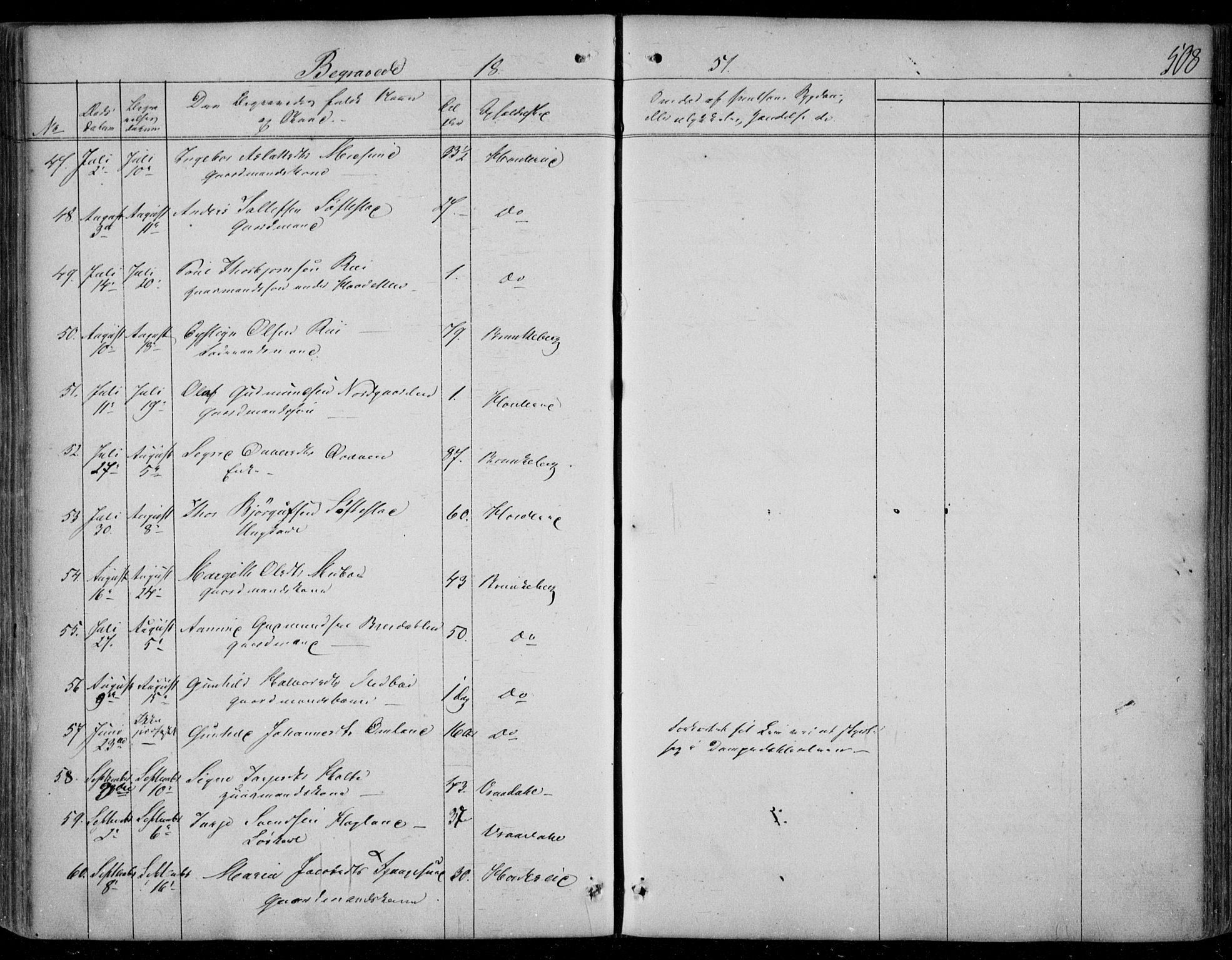 Kviteseid kirkebøker, SAKO/A-276/F/Fa/L0006: Parish register (official) no. I 6, 1836-1858, p. 508
