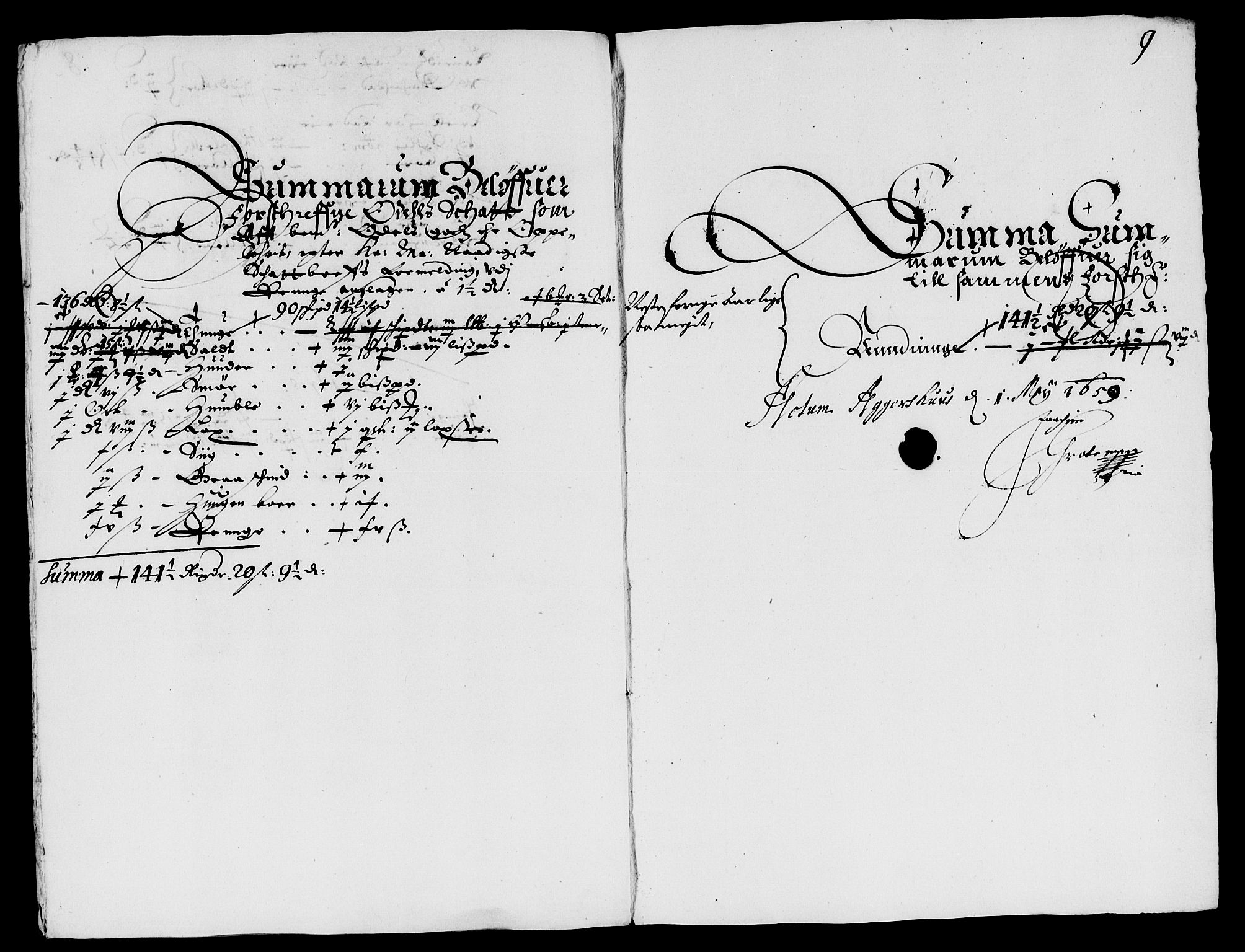 Rentekammeret inntil 1814, Reviderte regnskaper, Lensregnskaper, AV/RA-EA-5023/R/Rb/Rbm/L0009: Eiker len, 1652-1661