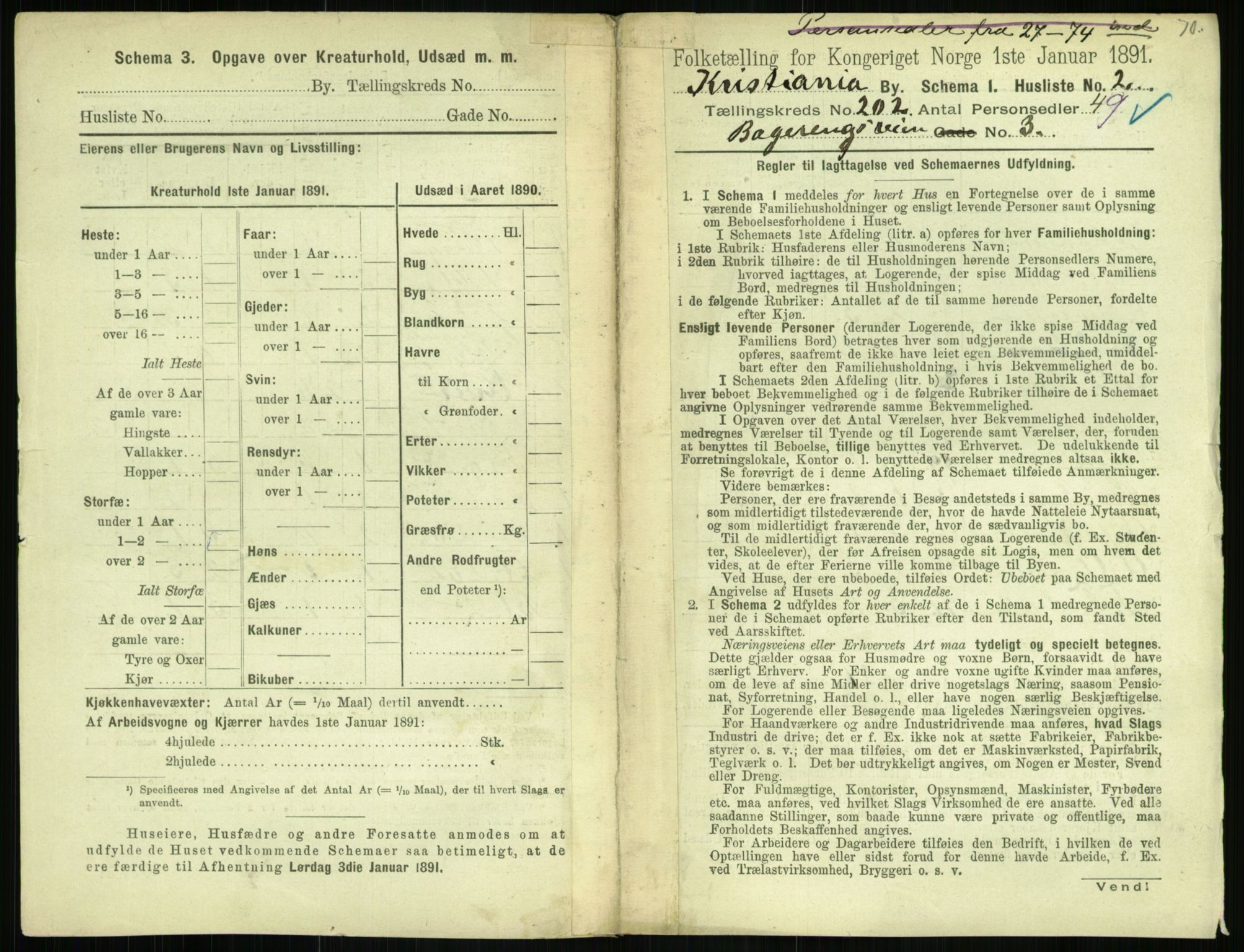 RA, 1891 census for 0301 Kristiania, 1891, p. 121470