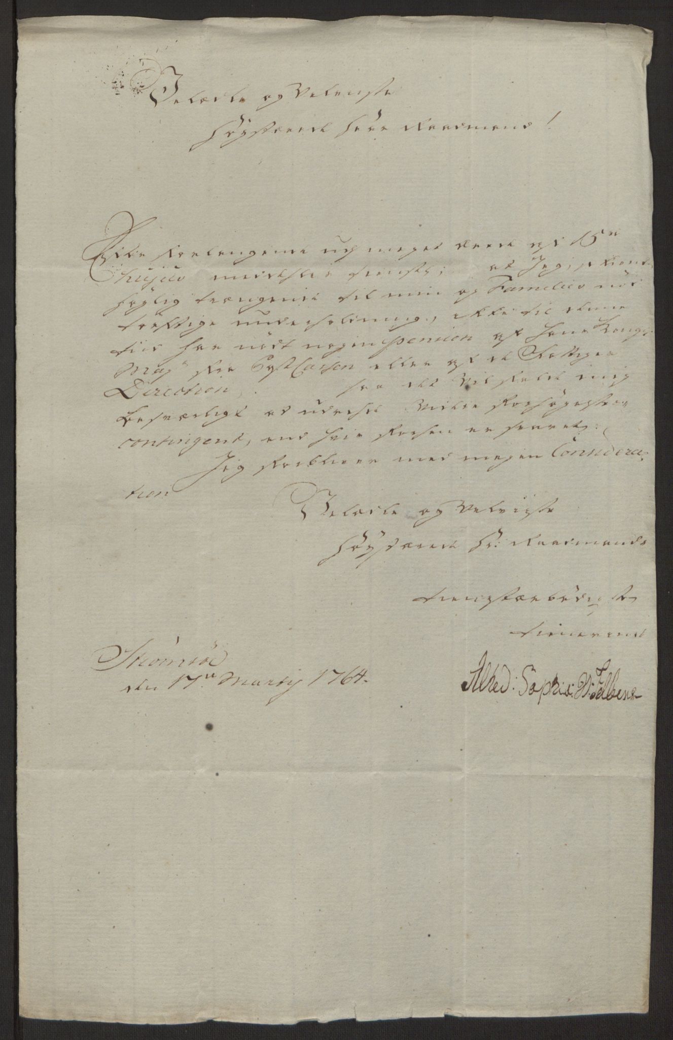 Rentekammeret inntil 1814, Reviderte regnskaper, Byregnskaper, RA/EA-4066/R/Rg/L0144/0001: [G4] Kontribusjonsregnskap / Ekstraskatt, 1762-1767, p. 314