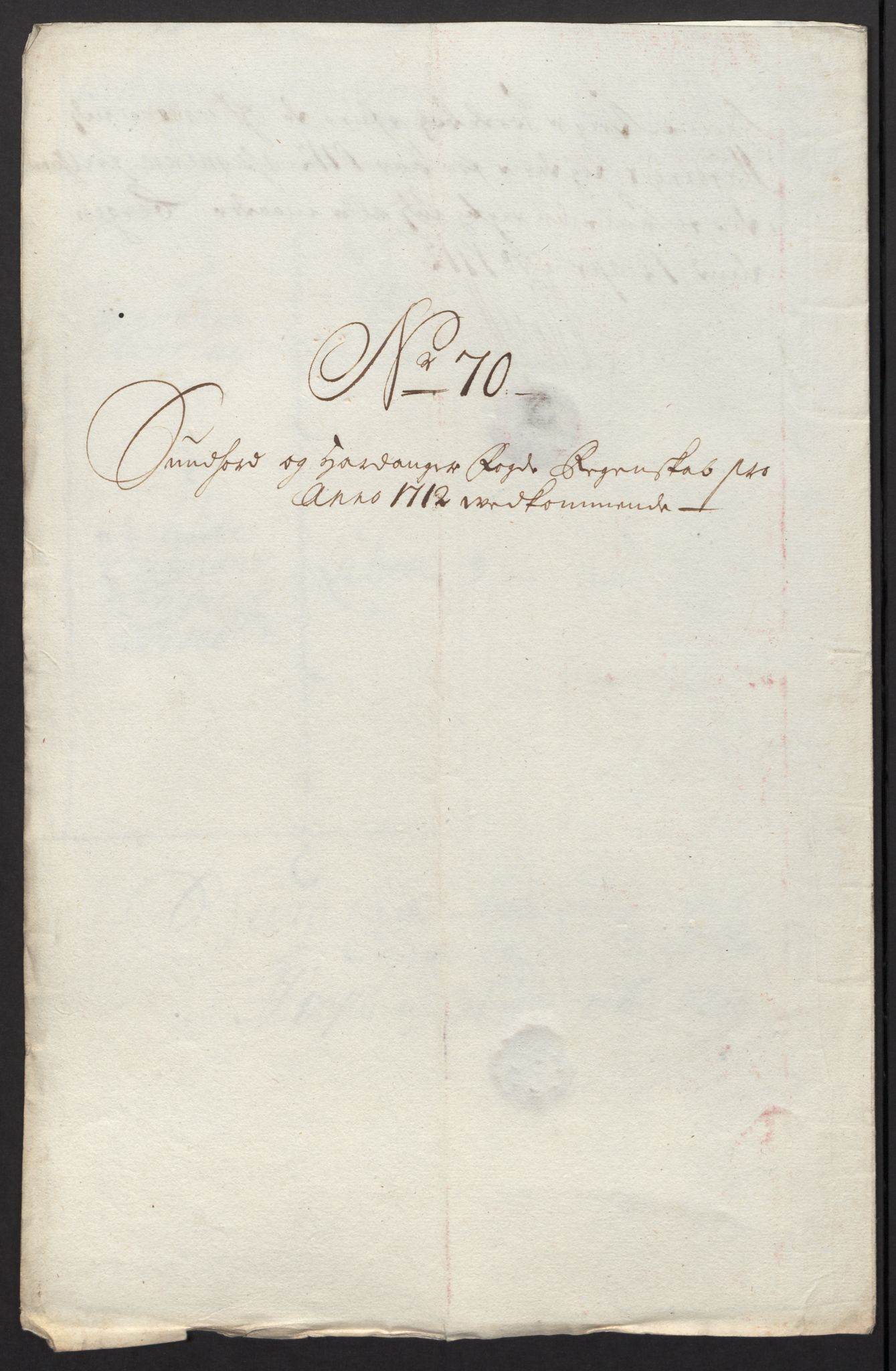 Rentekammeret inntil 1814, Reviderte regnskaper, Fogderegnskap, AV/RA-EA-4092/R48/L2988: Fogderegnskap Sunnhordland og Hardanger, 1712, p. 390