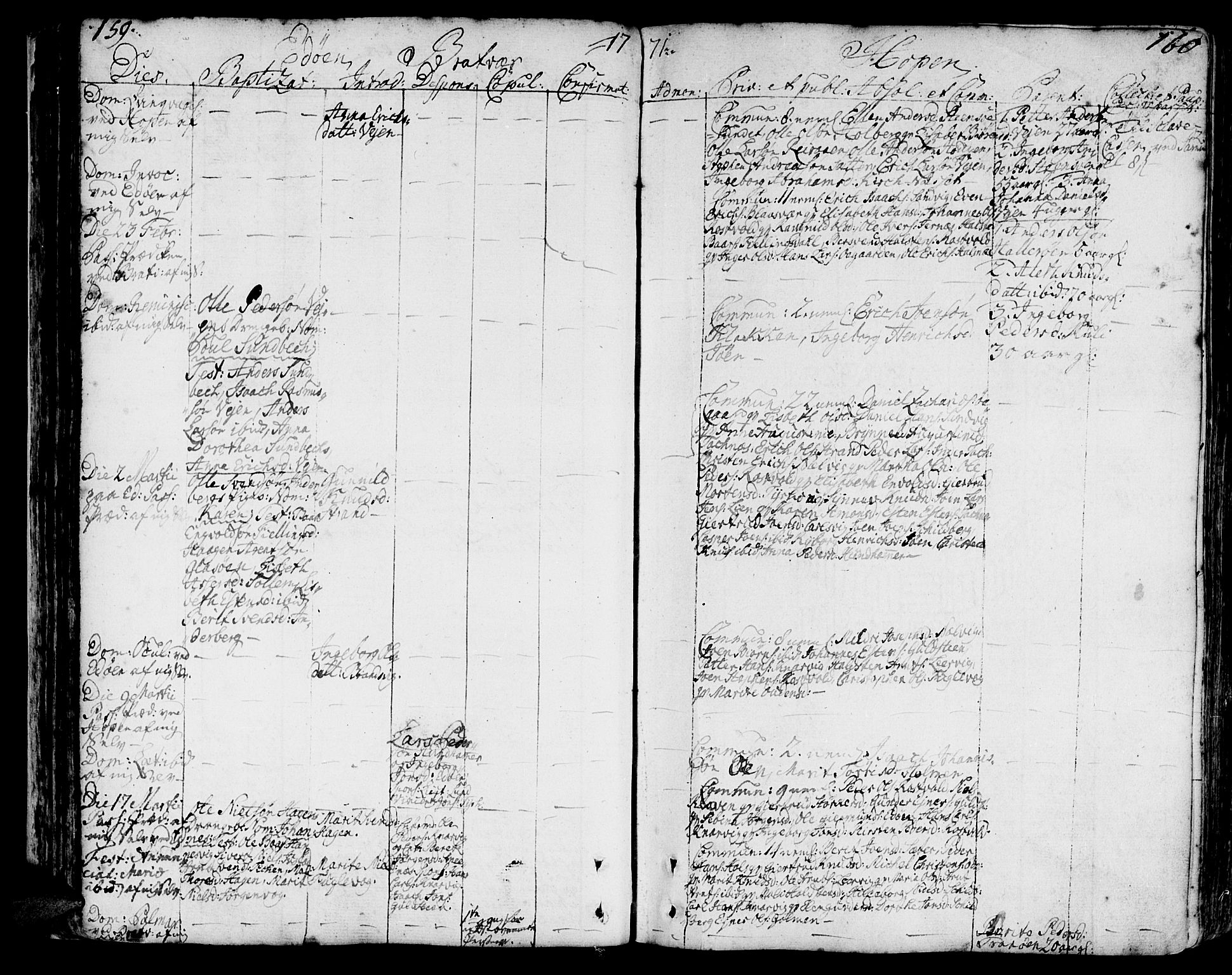 Ministerialprotokoller, klokkerbøker og fødselsregistre - Møre og Romsdal, AV/SAT-A-1454/581/L0932: Parish register (official) no. 581A02, 1767-1823, p. 159-160