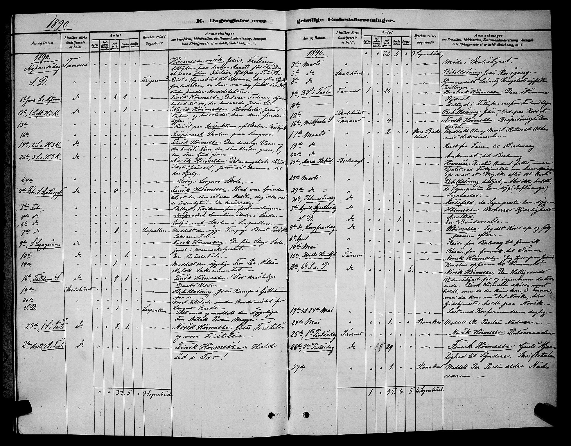 Tana sokneprestkontor, AV/SATØ-S-1334/H/Hb/L0003klokker: Parish register (copy) no. 3, 1878-1890