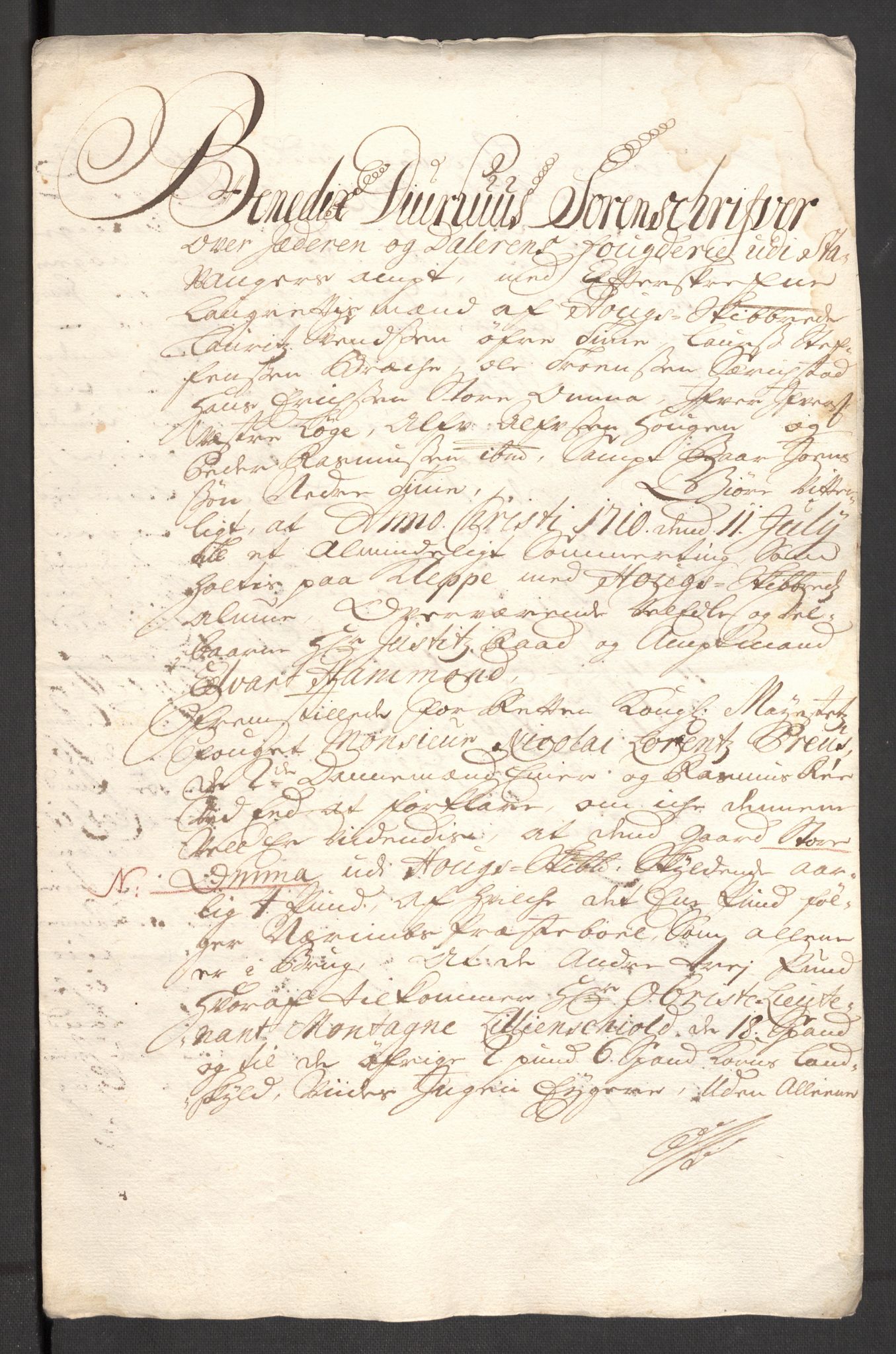 Rentekammeret inntil 1814, Reviderte regnskaper, Fogderegnskap, RA/EA-4092/R46/L2734: Fogderegnskap Jæren og Dalane, 1709-1710, p. 96