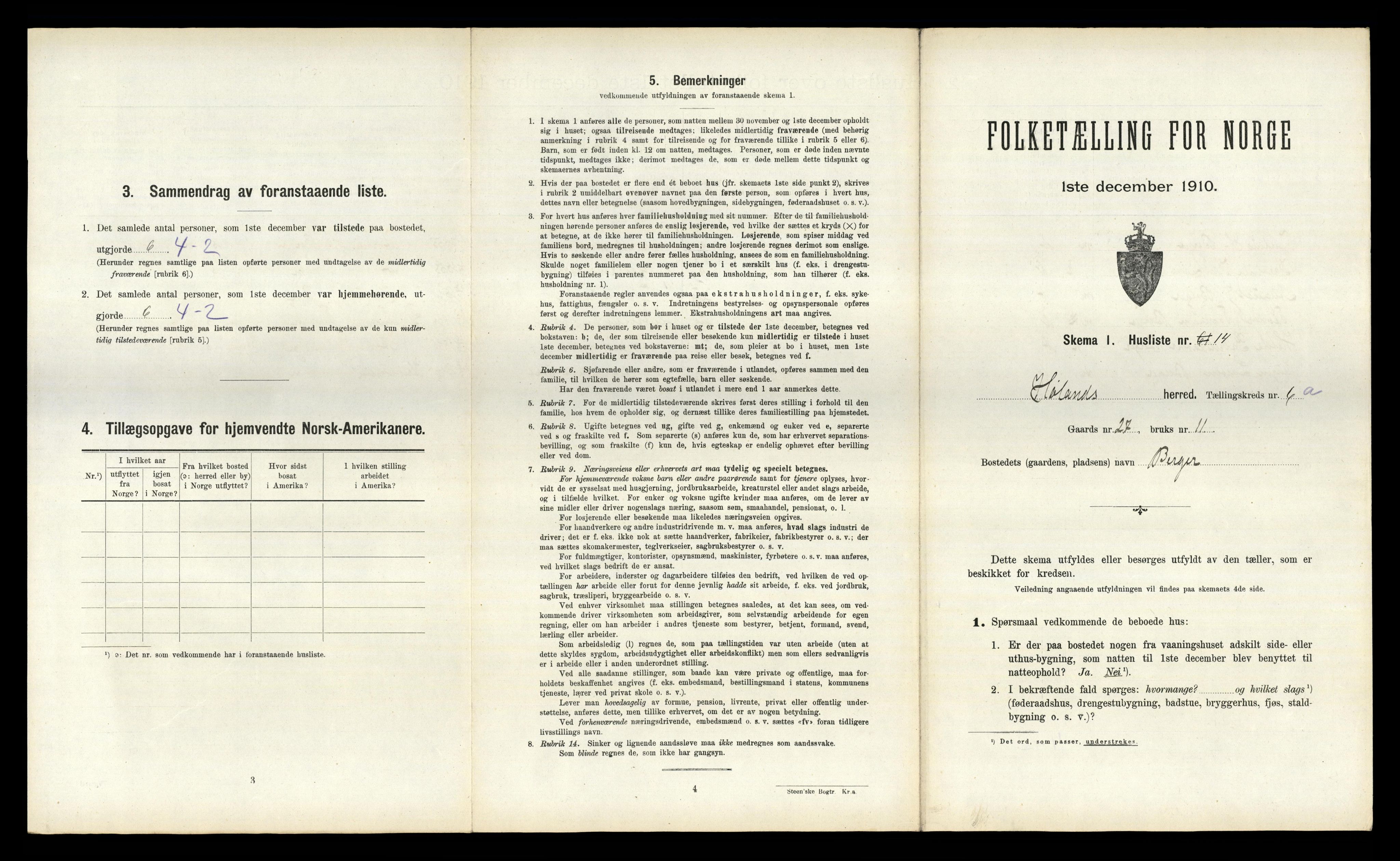 RA, 1910 census for Høland, 1910, p. 1103