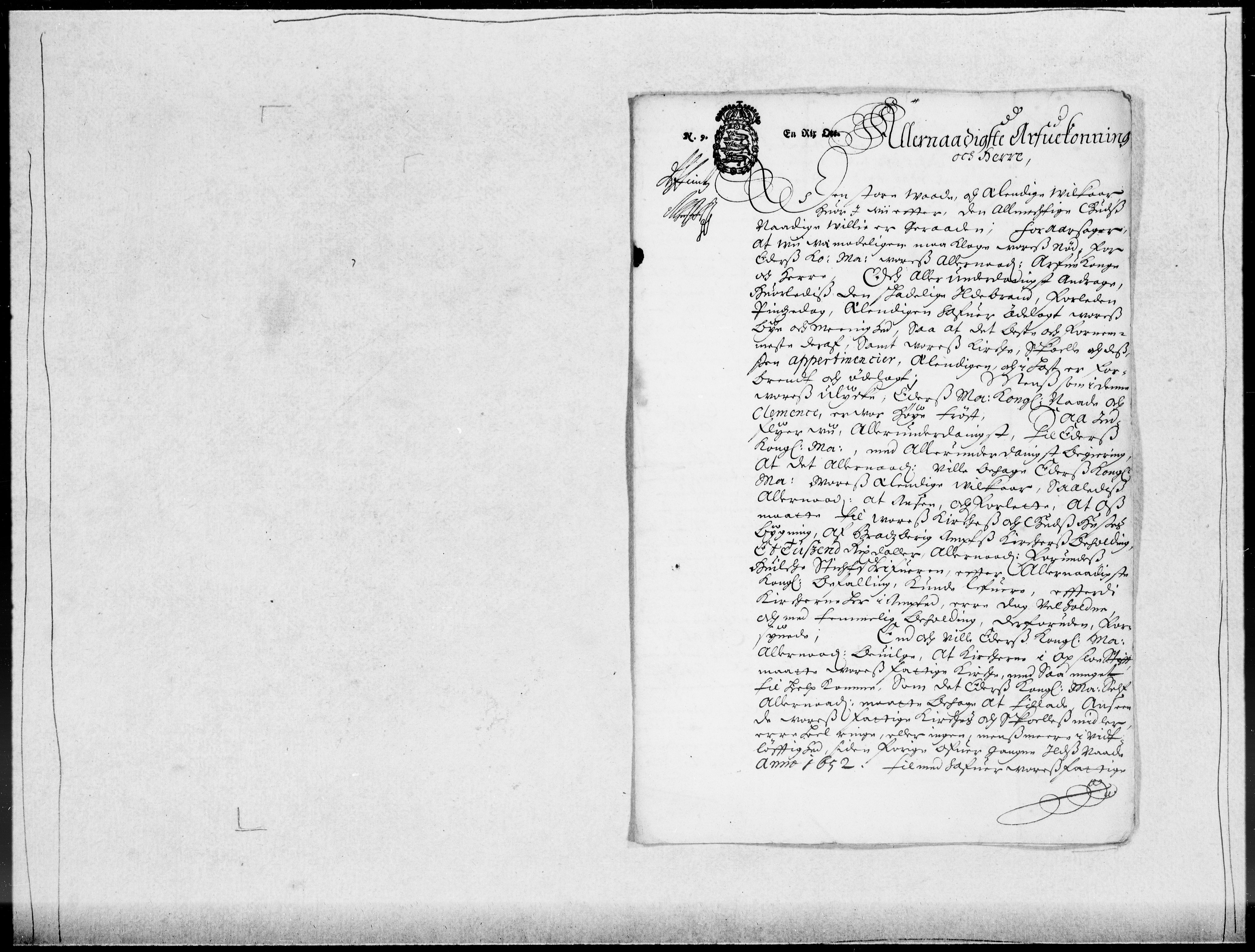 Danske Kanselli 1572-1799, AV/RA-EA-3023/F/Fc/Fcc/Fcca/L0031: Norske innlegg 1572-1799, 1671-1673, p. 10