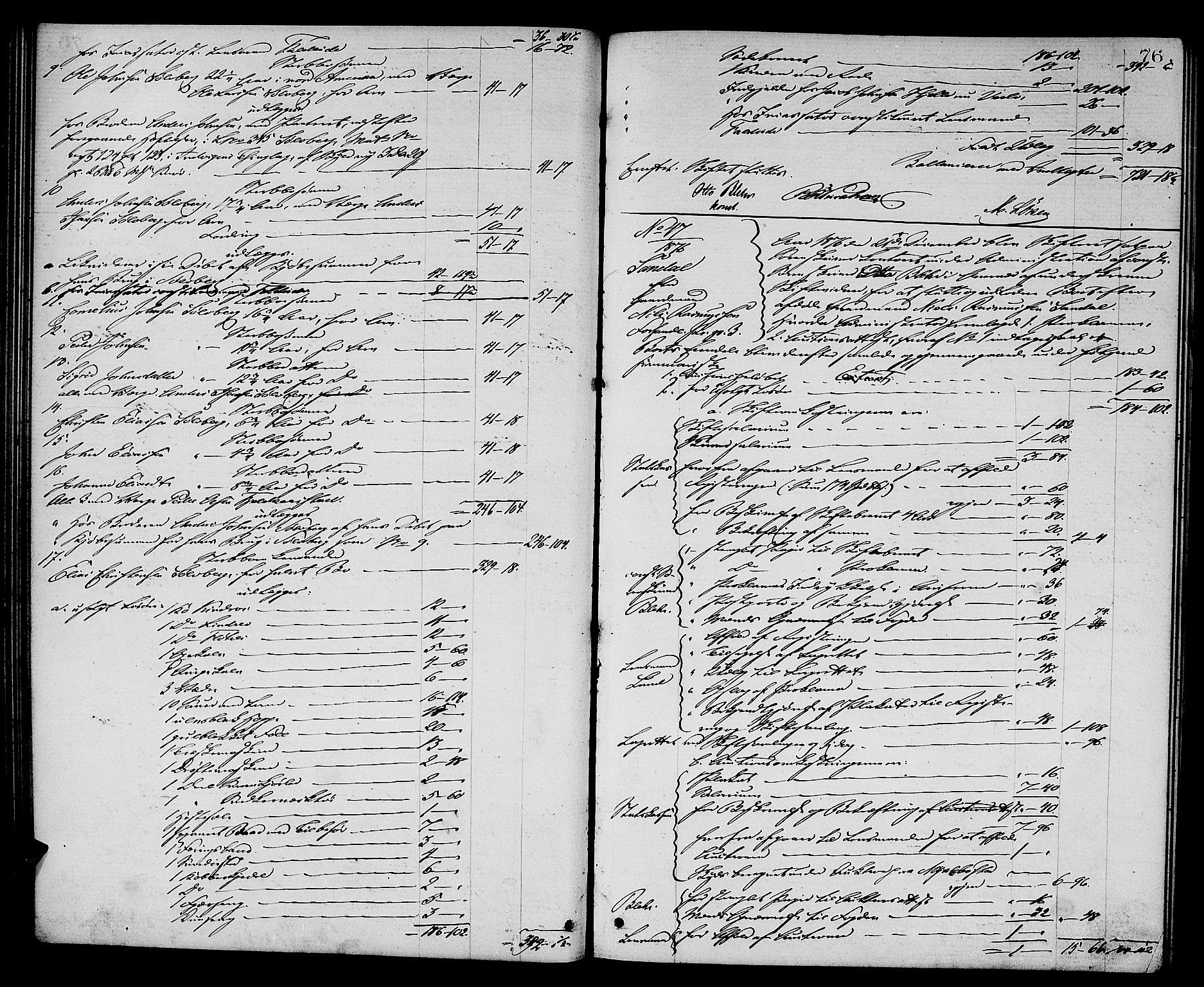 Nordfjord sorenskriveri, AV/SAB-A-2801/1/04/04d/L0006: Skifteutlodningsprotokoll, 1875-1881, p. 75b-76a