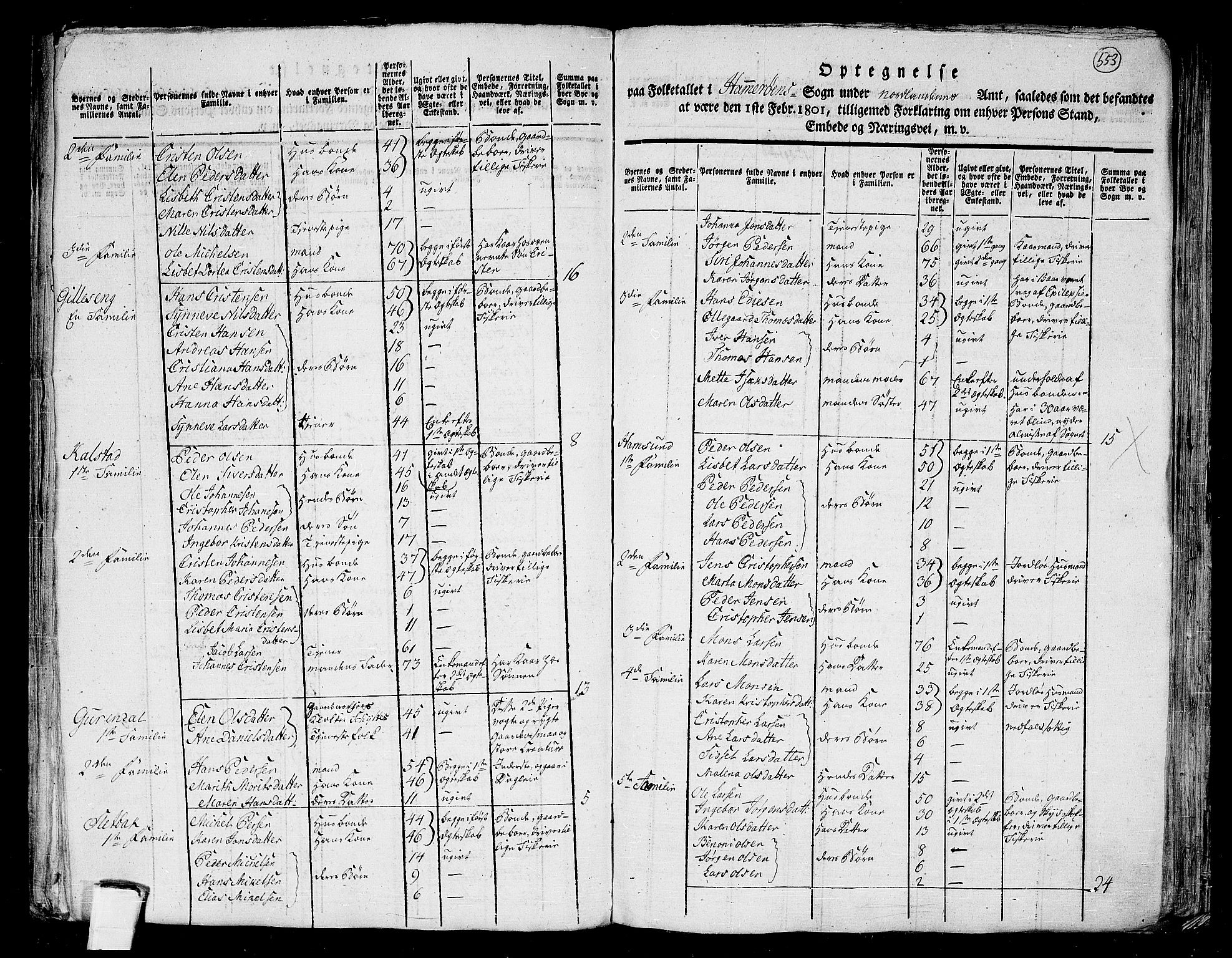 RA, 1801 census for 1848P Steigen, 1801, p. 552b-553a