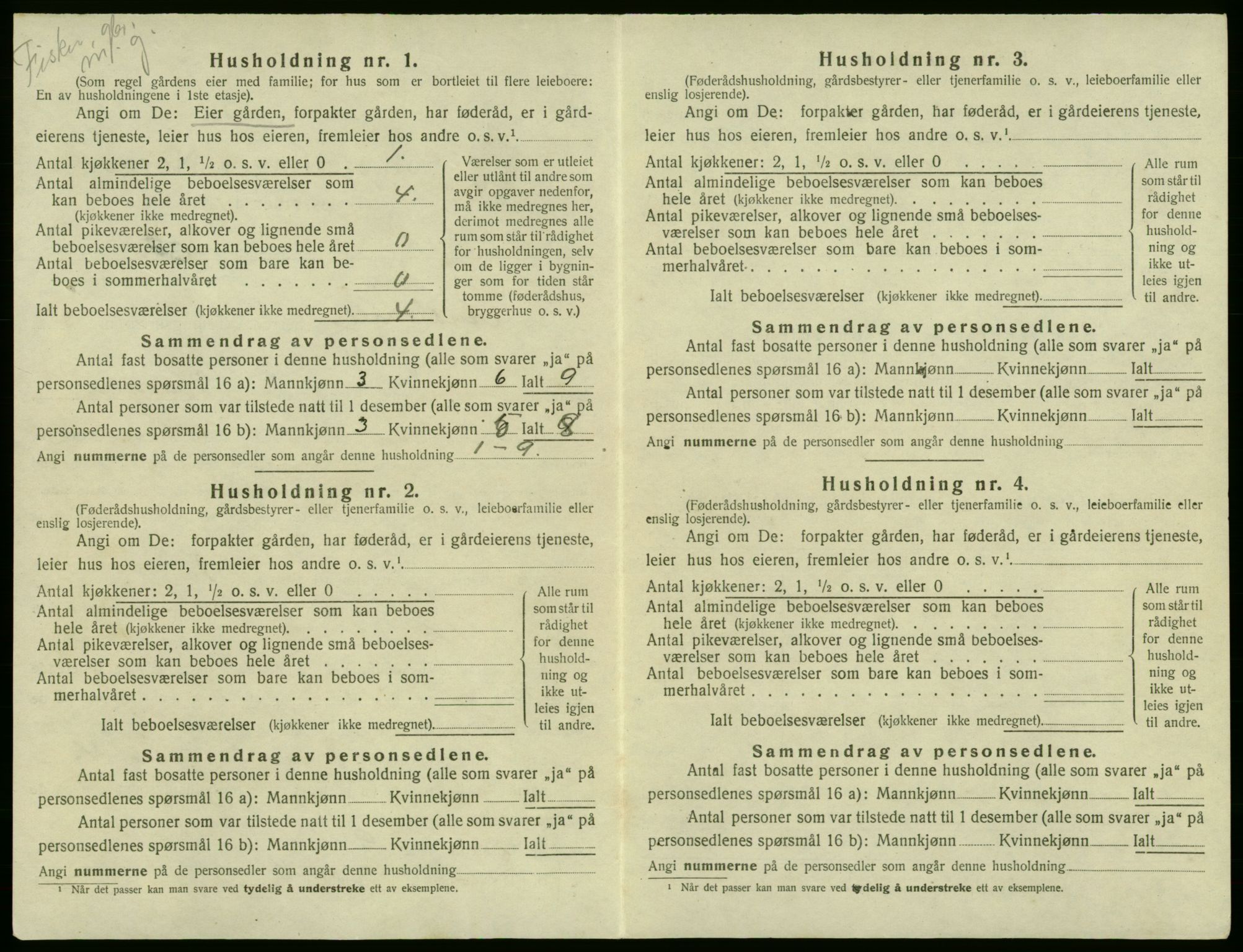 SAB, 1920 census for Austevoll, 1920, p. 368