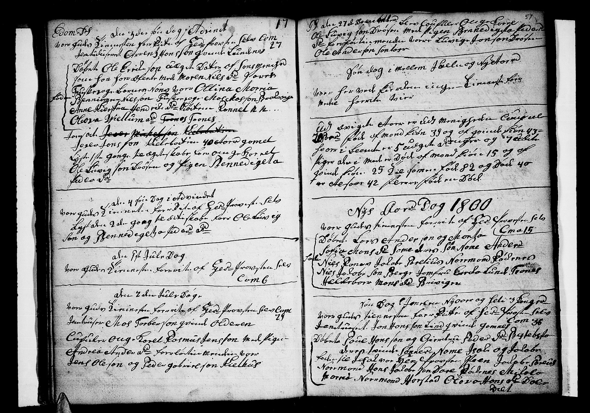 Trondenes sokneprestkontor, SATØ/S-1319/H/Hb/L0002klokker: Parish register (copy) no. 2, 1795-1818, p. 57