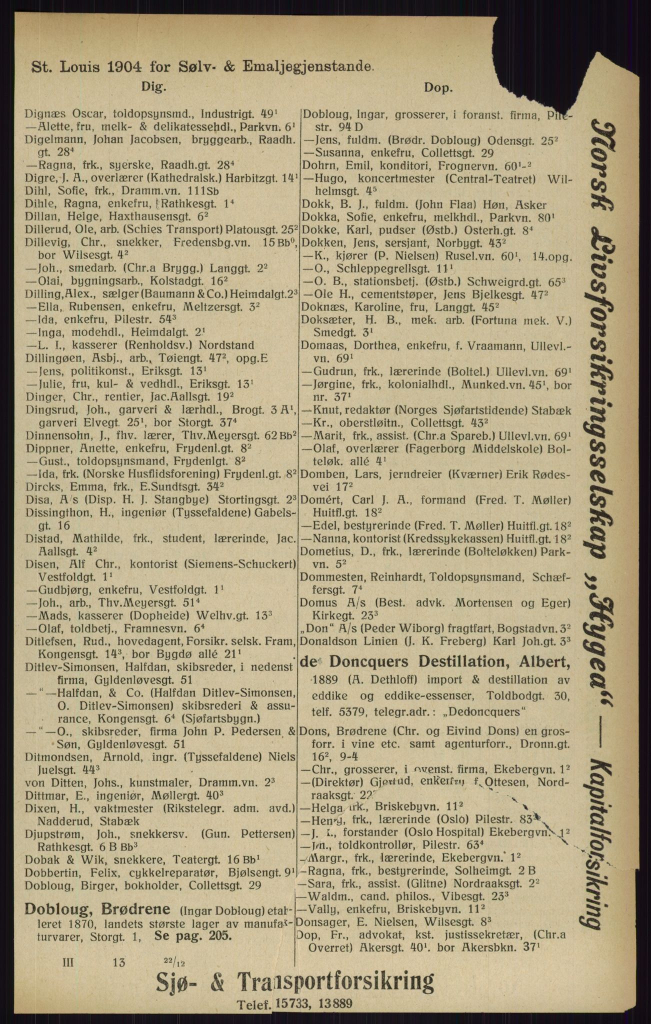 Kristiania/Oslo adressebok, PUBL/-, 1916, p. 403