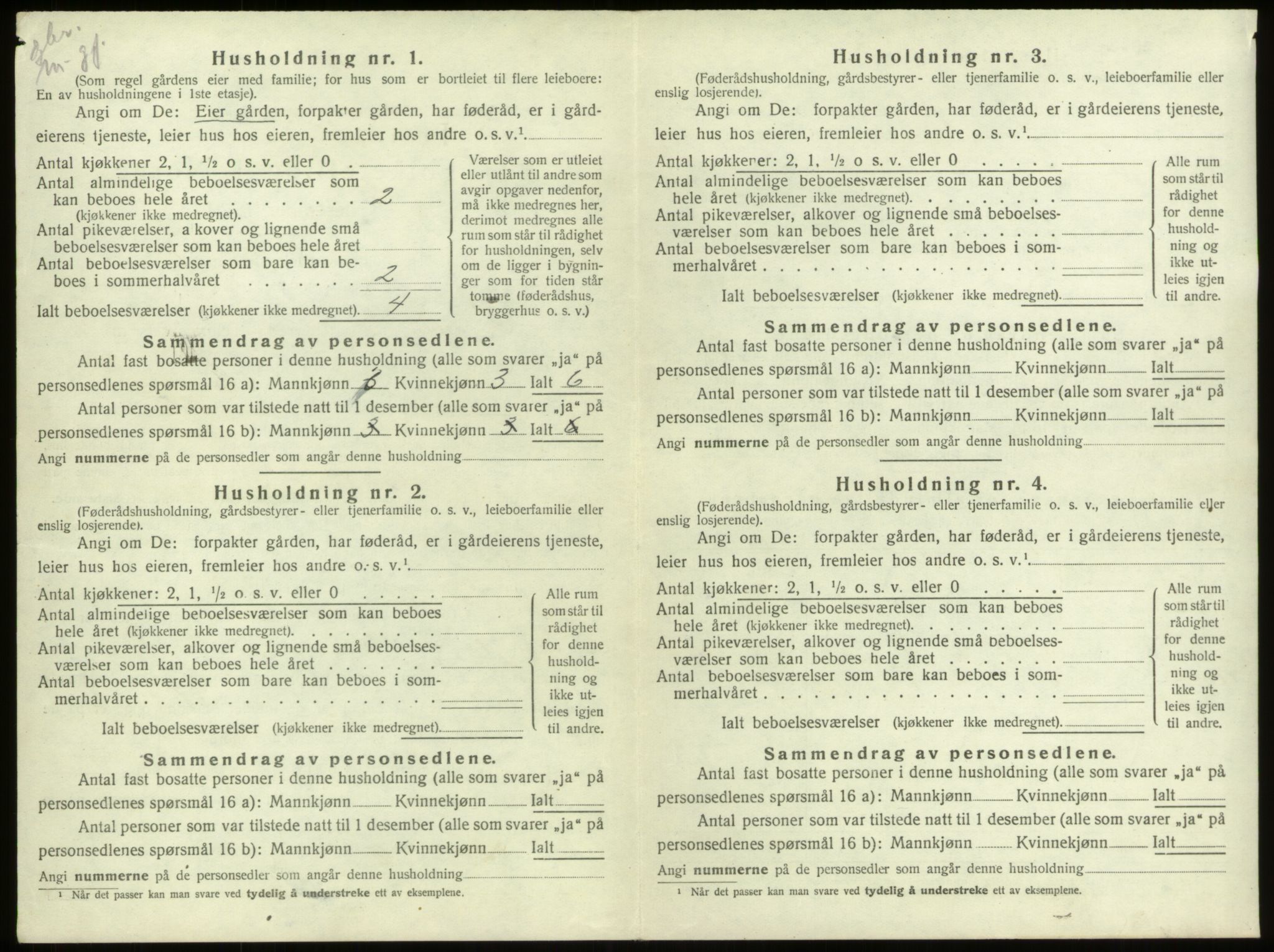 SAB, 1920 census for Stryn, 1920, p. 165