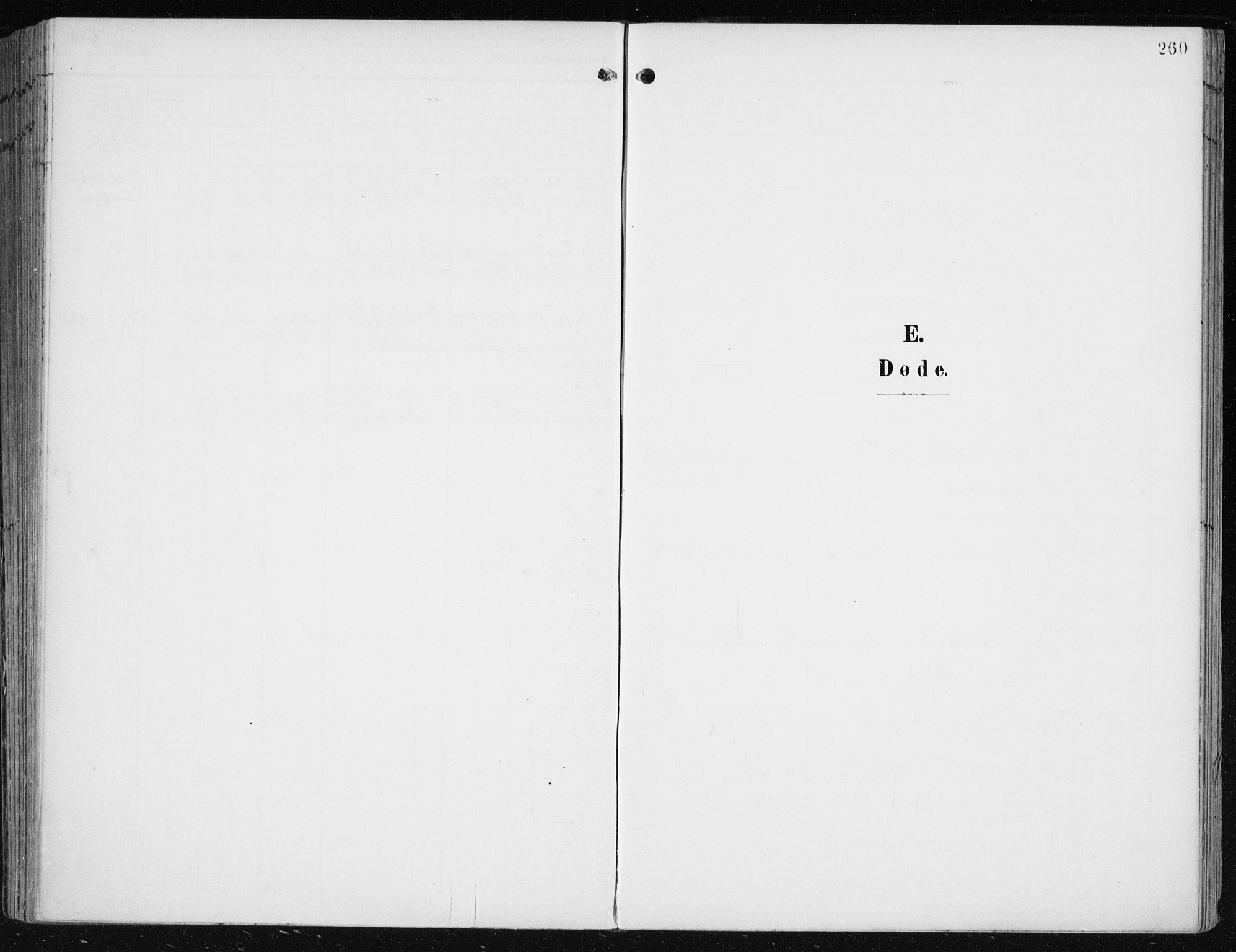 Evanger sokneprestembete, SAB/A-99924: Parish register (official) no. A  3, 1900-1930, p. 260