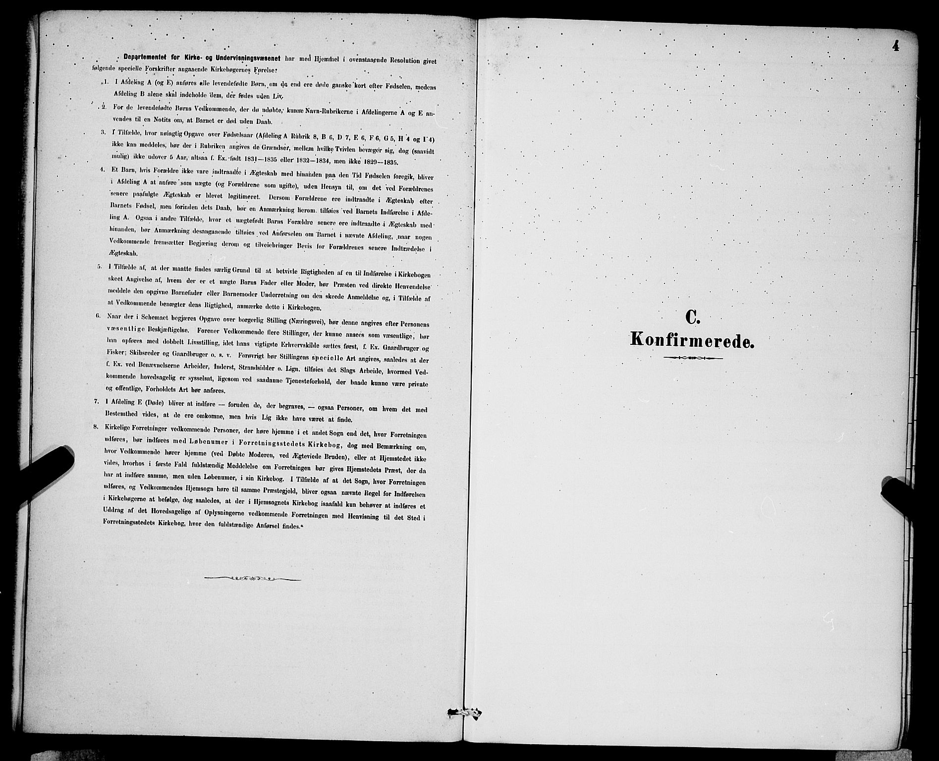 Domkirken sokneprestembete, SAB/A-74801/H/Hab/L0024: Parish register (copy) no. C 4, 1880-1899, p. 4