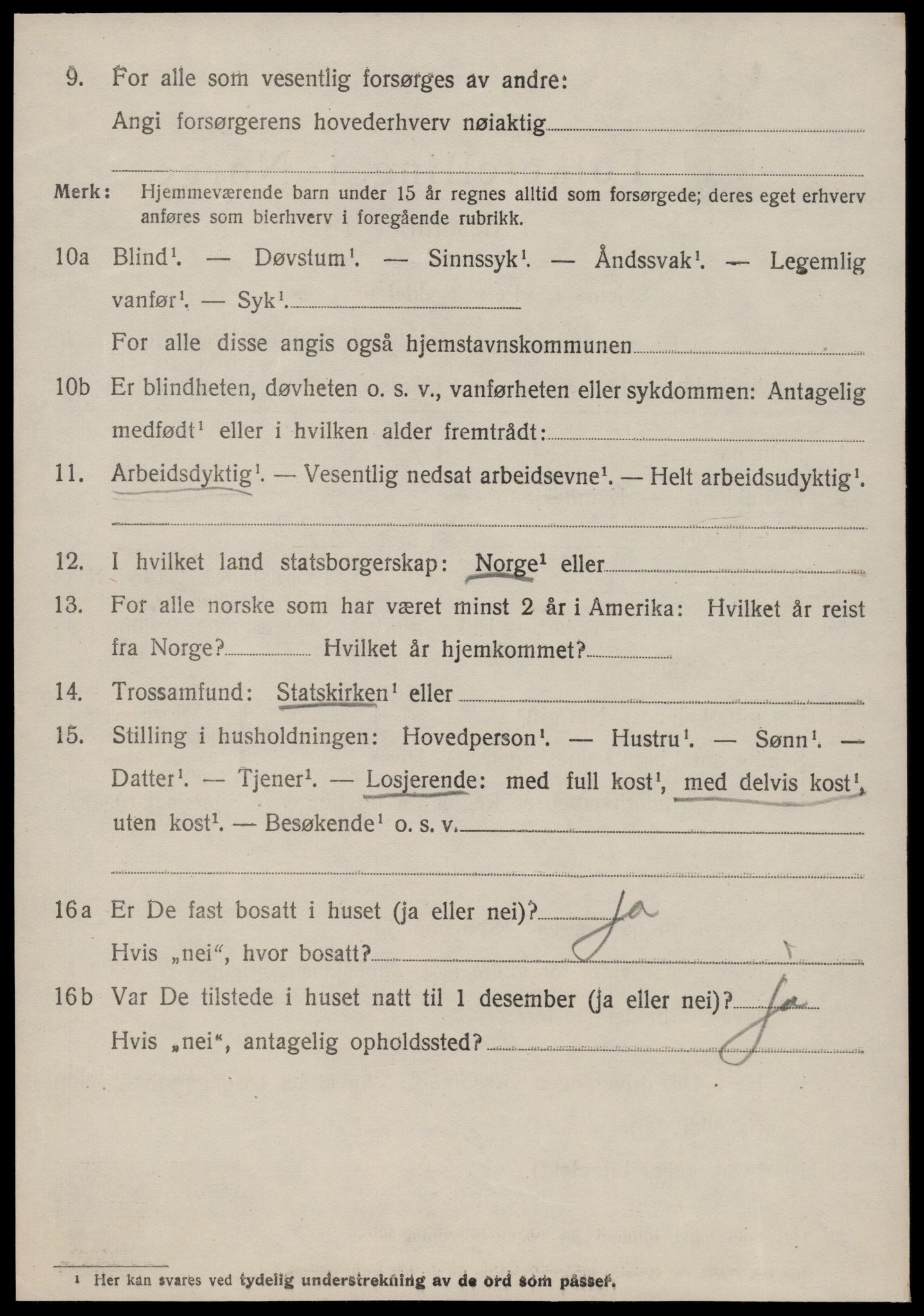 SAT, 1920 census for Ørsta, 1920, p. 1727