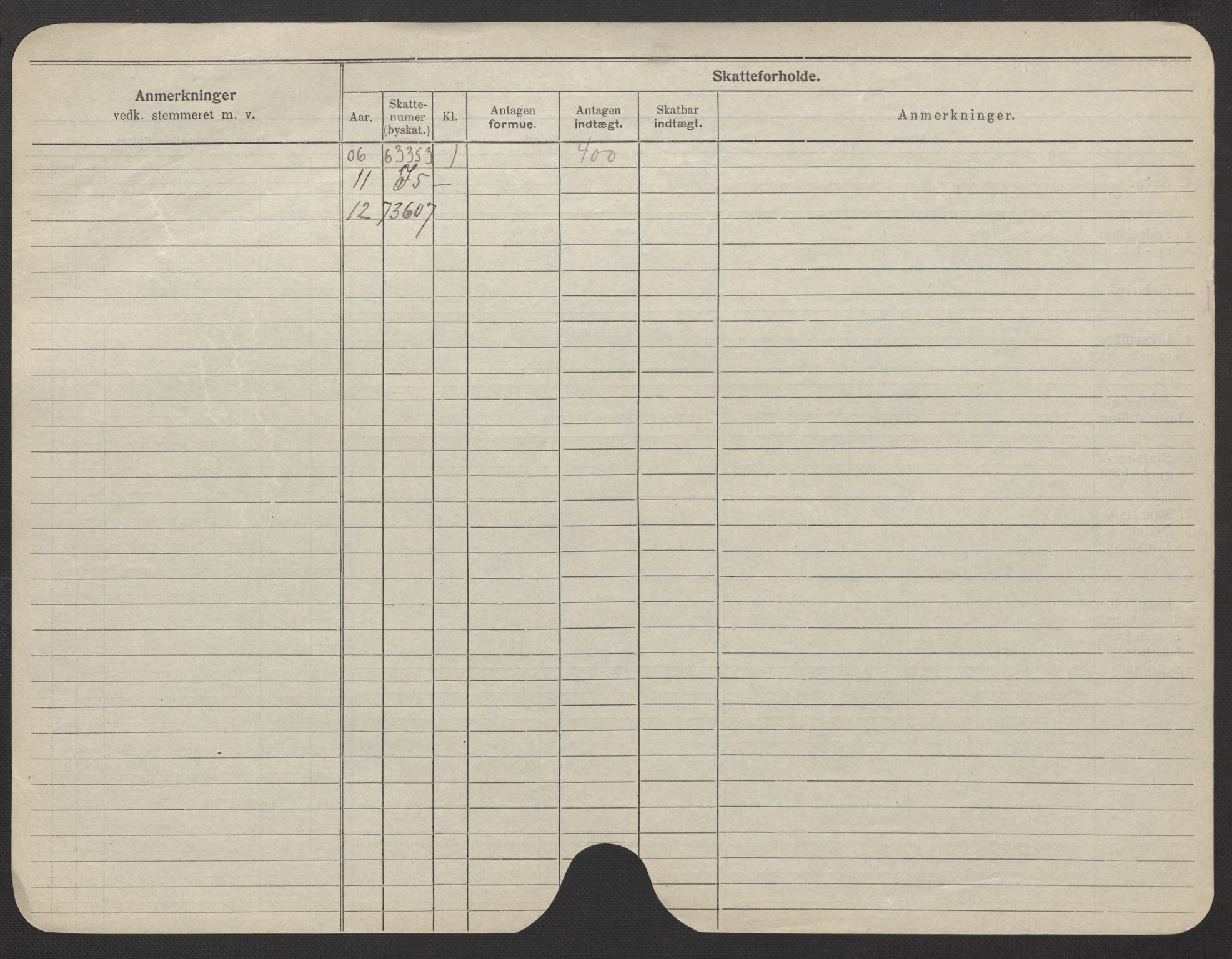 Oslo folkeregister, Registerkort, AV/SAO-A-11715/F/Fa/Fac/L0022: Kvinner, 1906-1914, p. 473b