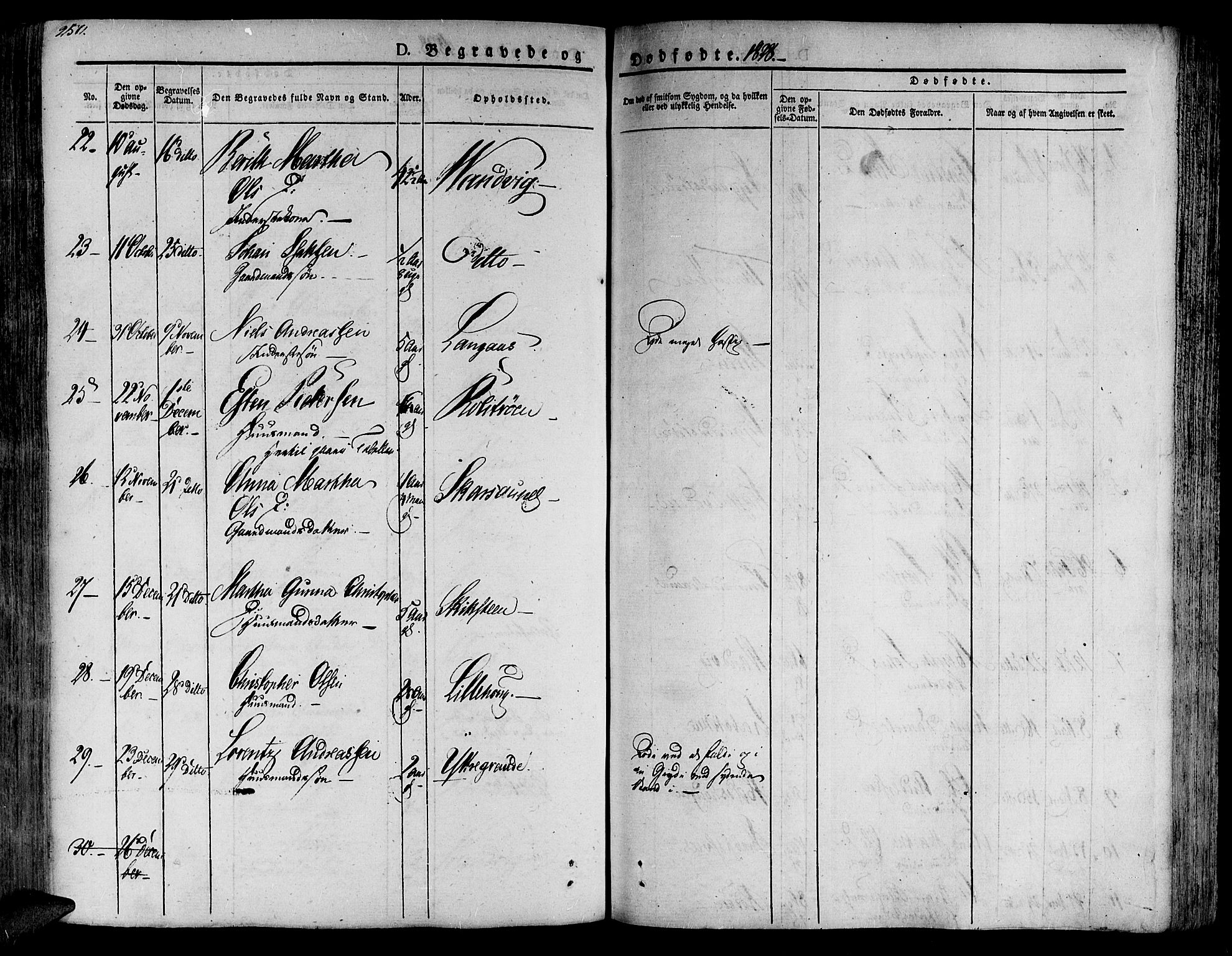 Ministerialprotokoller, klokkerbøker og fødselsregistre - Nord-Trøndelag, SAT/A-1458/701/L0006: Parish register (official) no. 701A06, 1825-1841, p. 250