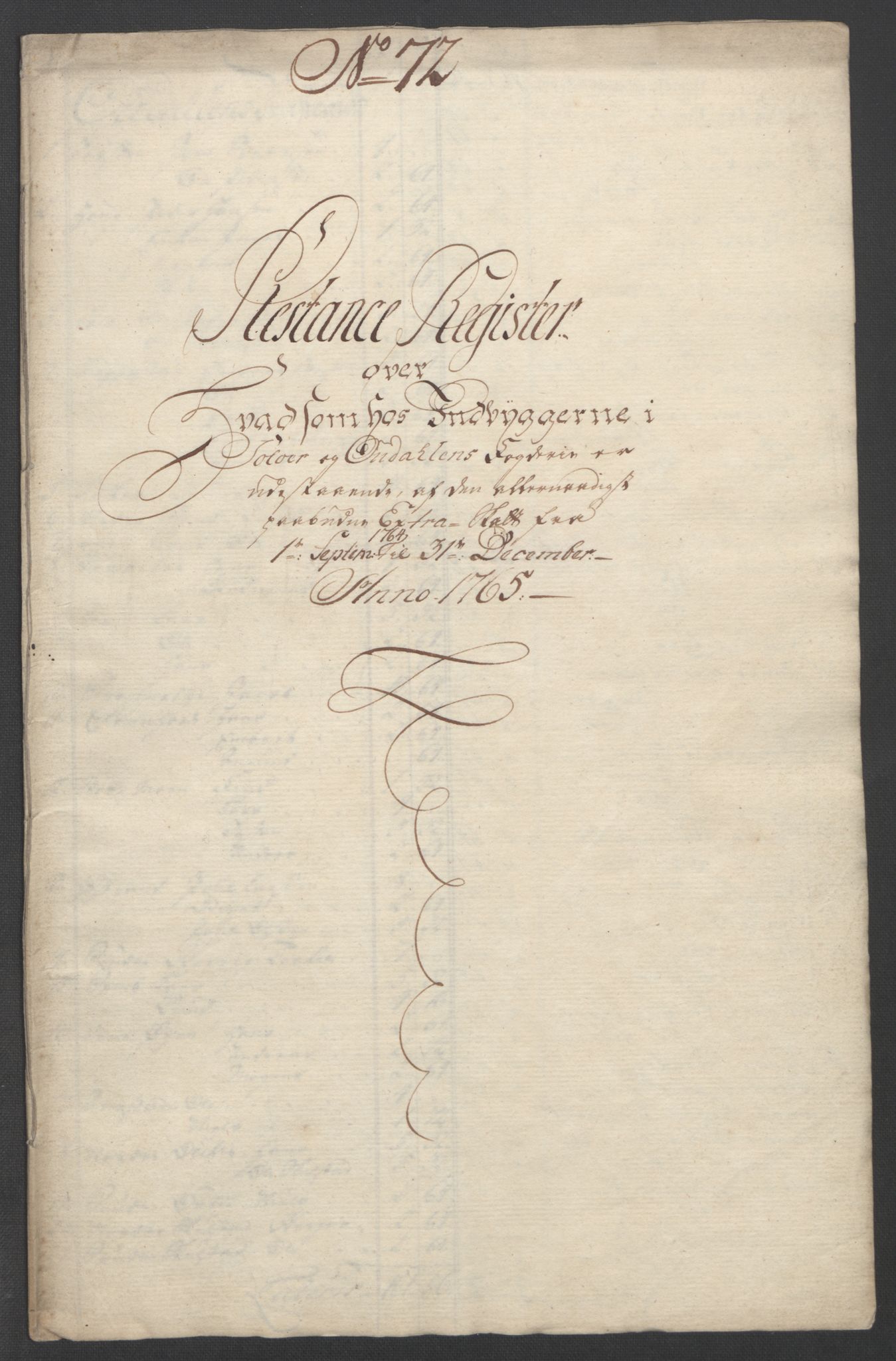 Rentekammeret inntil 1814, Reviderte regnskaper, Fogderegnskap, AV/RA-EA-4092/R14/L0959: Ekstraskatten Solør og Odal, 1763-1770, p. 512